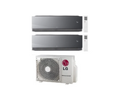 Condizionatore Climatizzatore LG Dual Split Inverter R-32 ARTCOOL Mirror AI Air 9000+9000 BTU Wifi integrato Con MU2R15 9+9