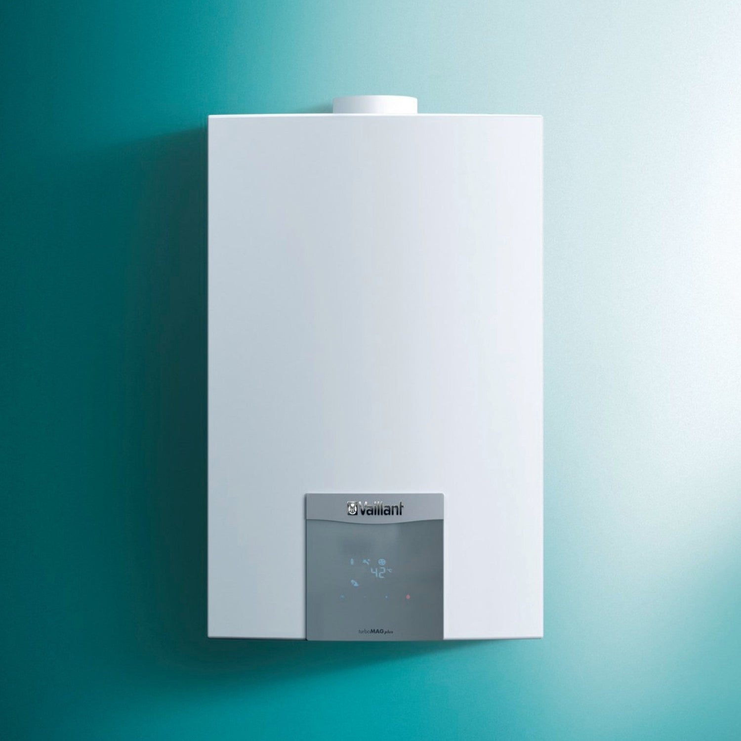 Scaldabagno a Gas Vaillant Turbomag Plus 15 LT 155/1- 5 RT Metano Low Nox Cod. 0010022444 - Completo di Kit Scarico Fumi