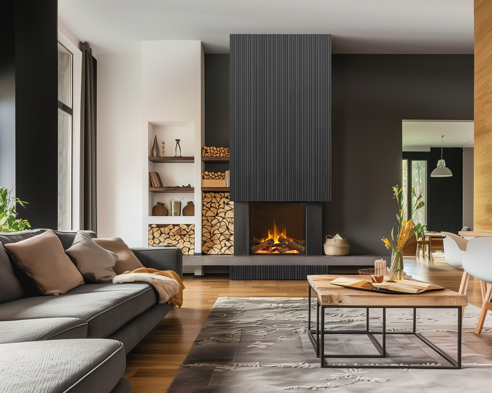 Camino Elettrico da Incasso MaisonFire Modello VELERA - Dimplex - distribuito da MaisonFire con Garanzia Italia