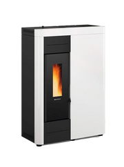 Termostufa A Pellet Slim La Nordica Extraflame Modello VIRNA IDRO 14,5 Kw Vari Colori