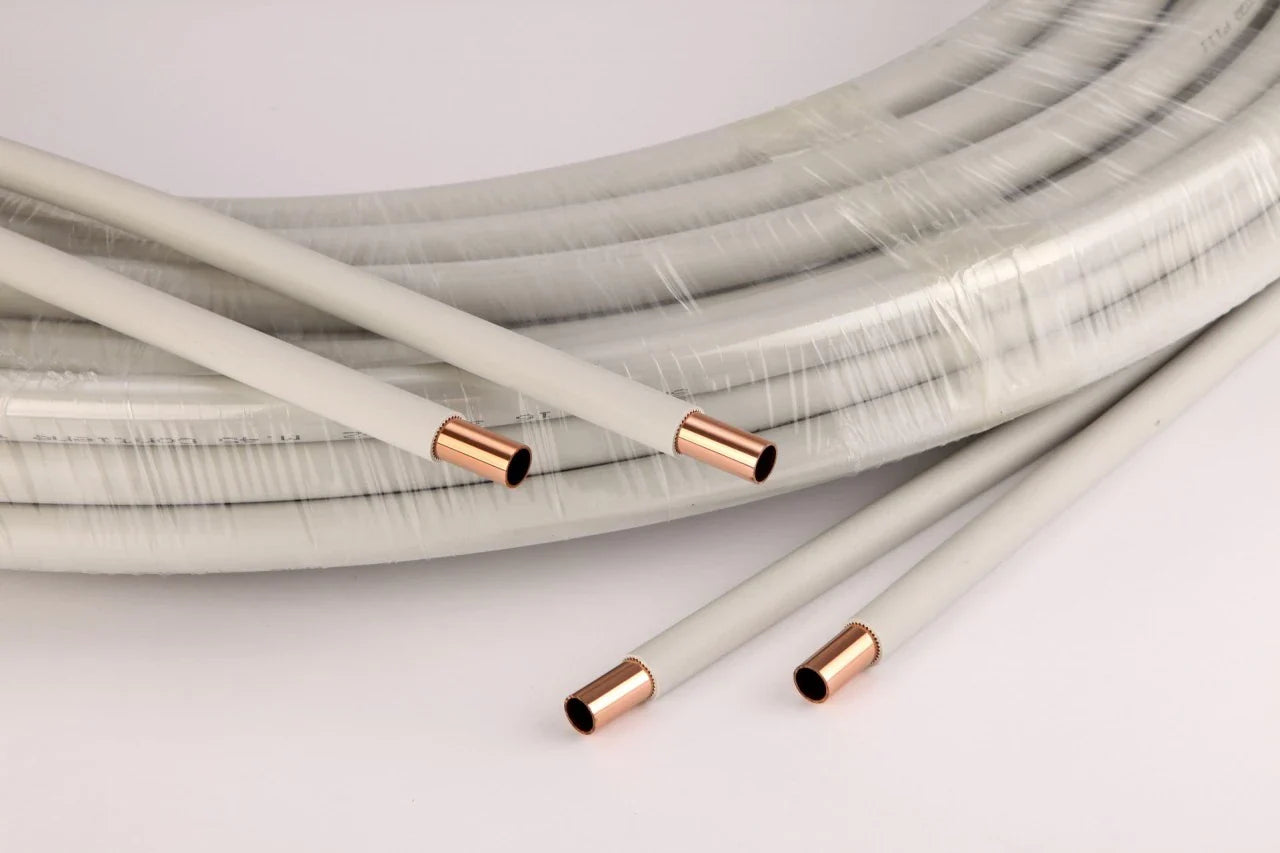 KME Tubo Rame Rivestito in PVC Espanso Smisol Più Da 25 Mt. Diametro 22x1