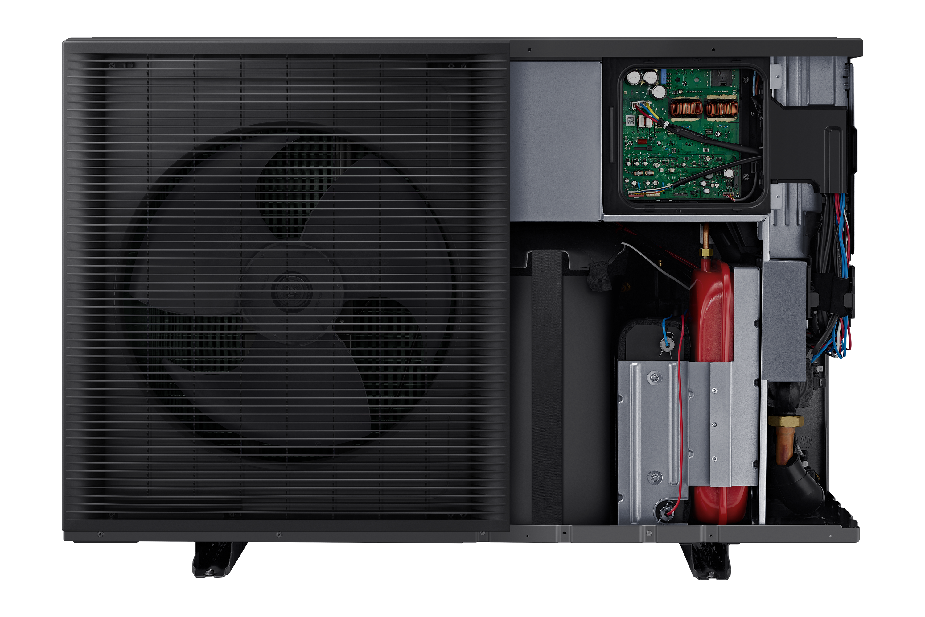Pompa di Calore Aria-Acqua Samsung EHS Mono AE080CXYBGK/EU Inverter Trifase R-290 Con Pompa Integrata da 8 kW + Comando