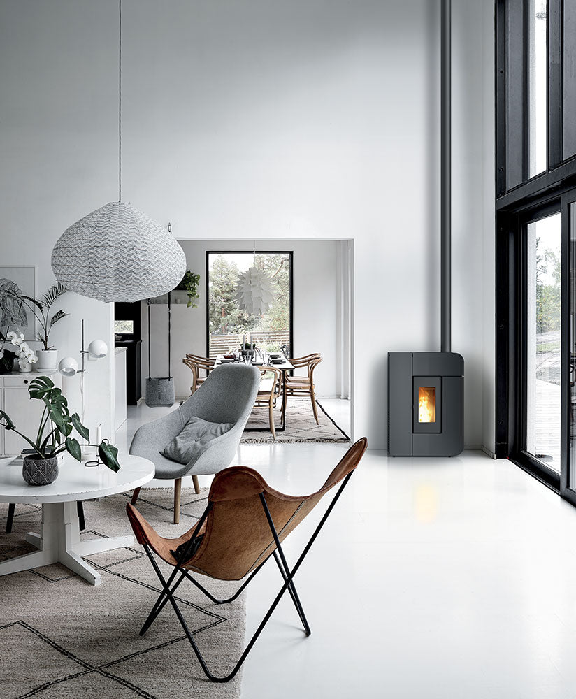 Stufa a Pellet MCZ Alea Air 7 R 5S Easy Da 7 Kw Vari Colori