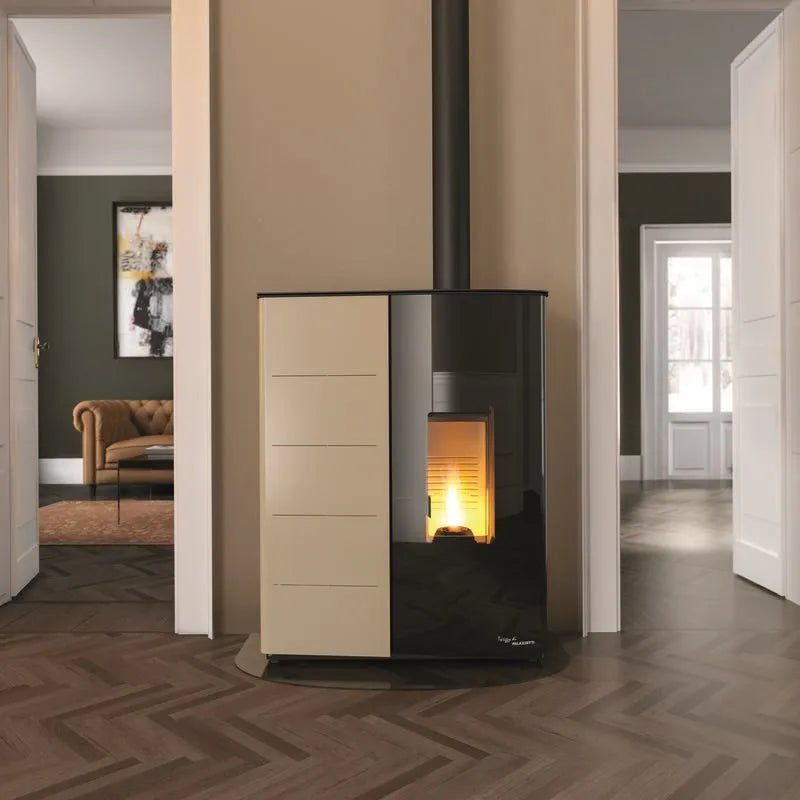 Stufa a Pellet ad Aria Palazzetti Ecofire Twiggy US 10 Kw - Vari Colori