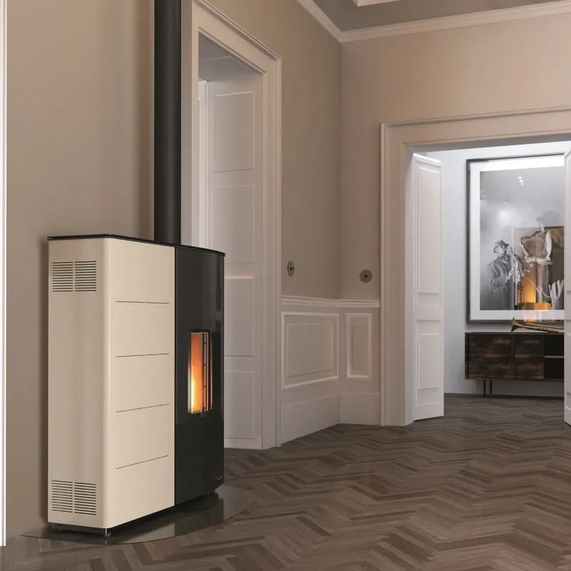 Stufa a Pellet ad Aria Palazzetti Ecofire Twiggy US 10 Kw - Vari Colori