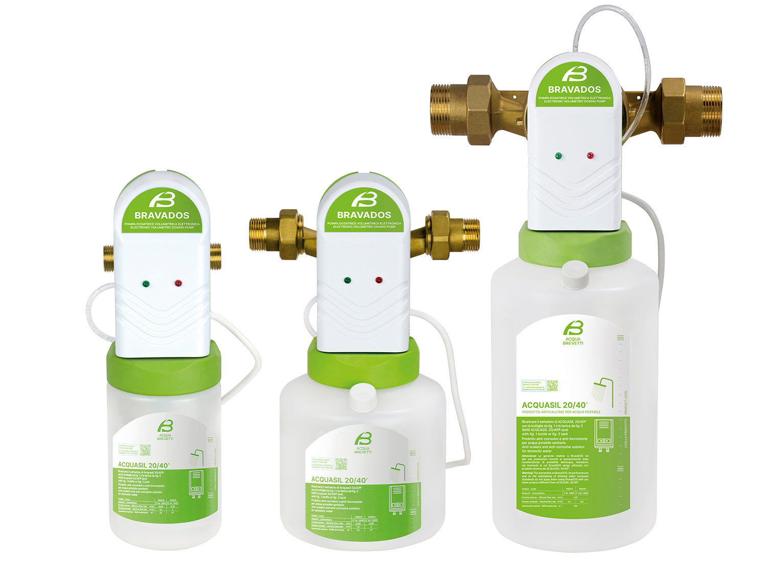 Acqua Brevetti BRAVADOS Pompa Dosatrice Elettrica - Attacchi  3/4" M Cod. PM012