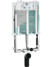 Cassetta Da Incasso Scarico Vaso Pucciplast Modello ECO 9 L - 4 L Doppio Tasto Anticondensa Montaggio Rapido per WC Sospesi Cod. 1322490201