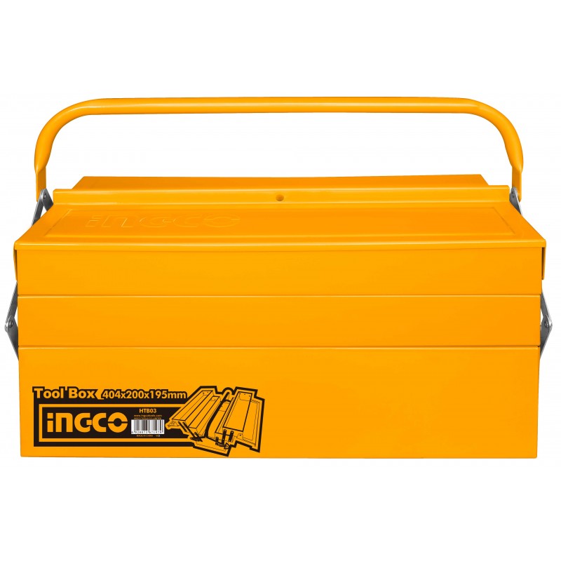 INGCO Cassetta 400 Estendibile a 5 Scomparti (Senza Attrezzatura)