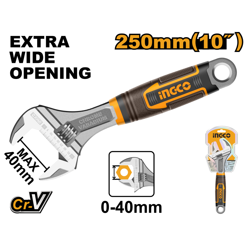 INGCO Chiavi Regolabili a Rullino