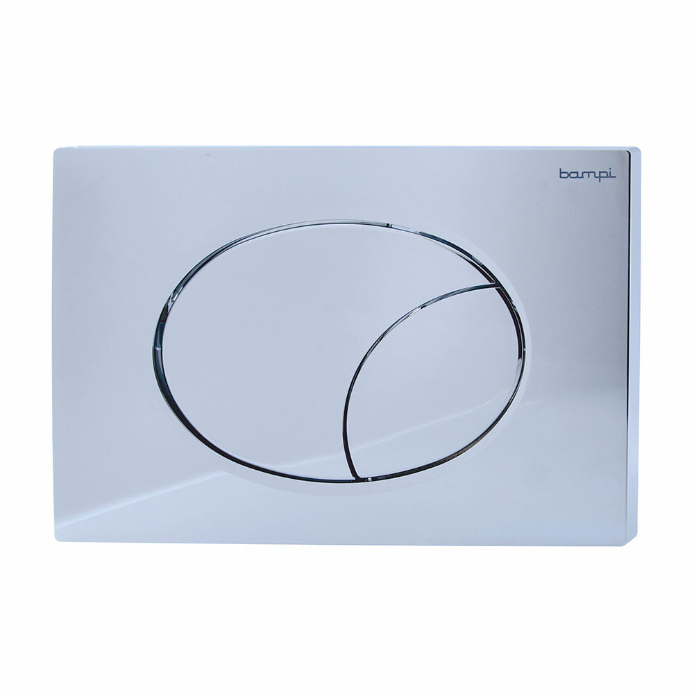 Placca per Cassetta WC Modello Flow Doppio Tasto Colore Satinato Cod. CPLAFLOW3