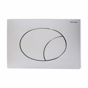 Placca per Cassetta WC Modello Flow Doppio Tasto Colore Cromato Cod. CPLAFLOW2
