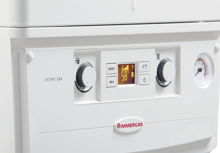 Caldaia Immergas Victrix EXA 28 kW GPL a Condensazione ErP Cod. 3.025777GPL - Completa di Kit Scarico Fumi