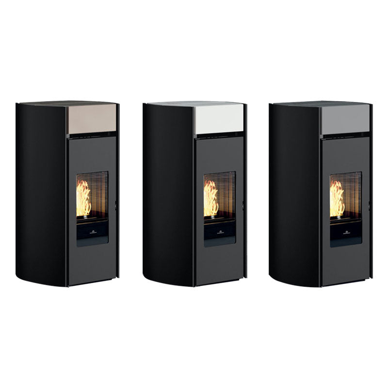 Stufa a Pellet EdilKamin Modello Myrna Da 10 Kw - Vari Colori