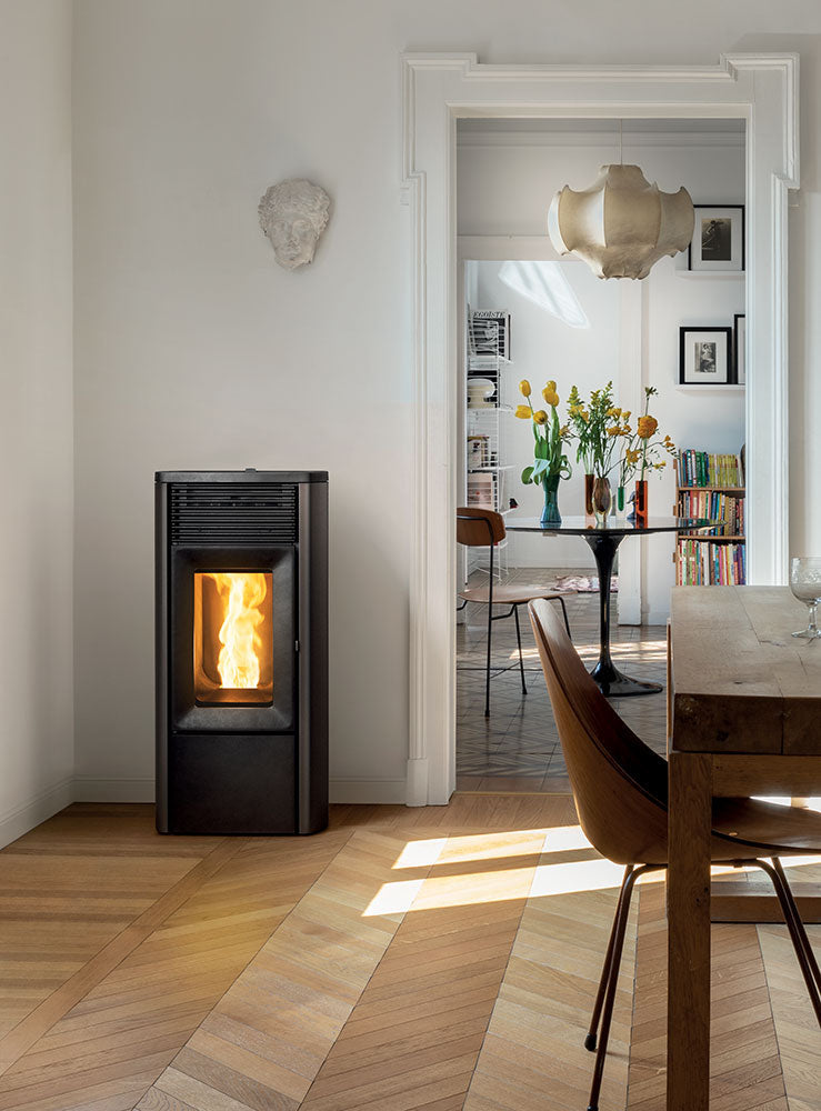 Stufa a Pellet MCZ Ego Hydromatic 8 R Maestro Plus Da 8 Kw Vari Colori