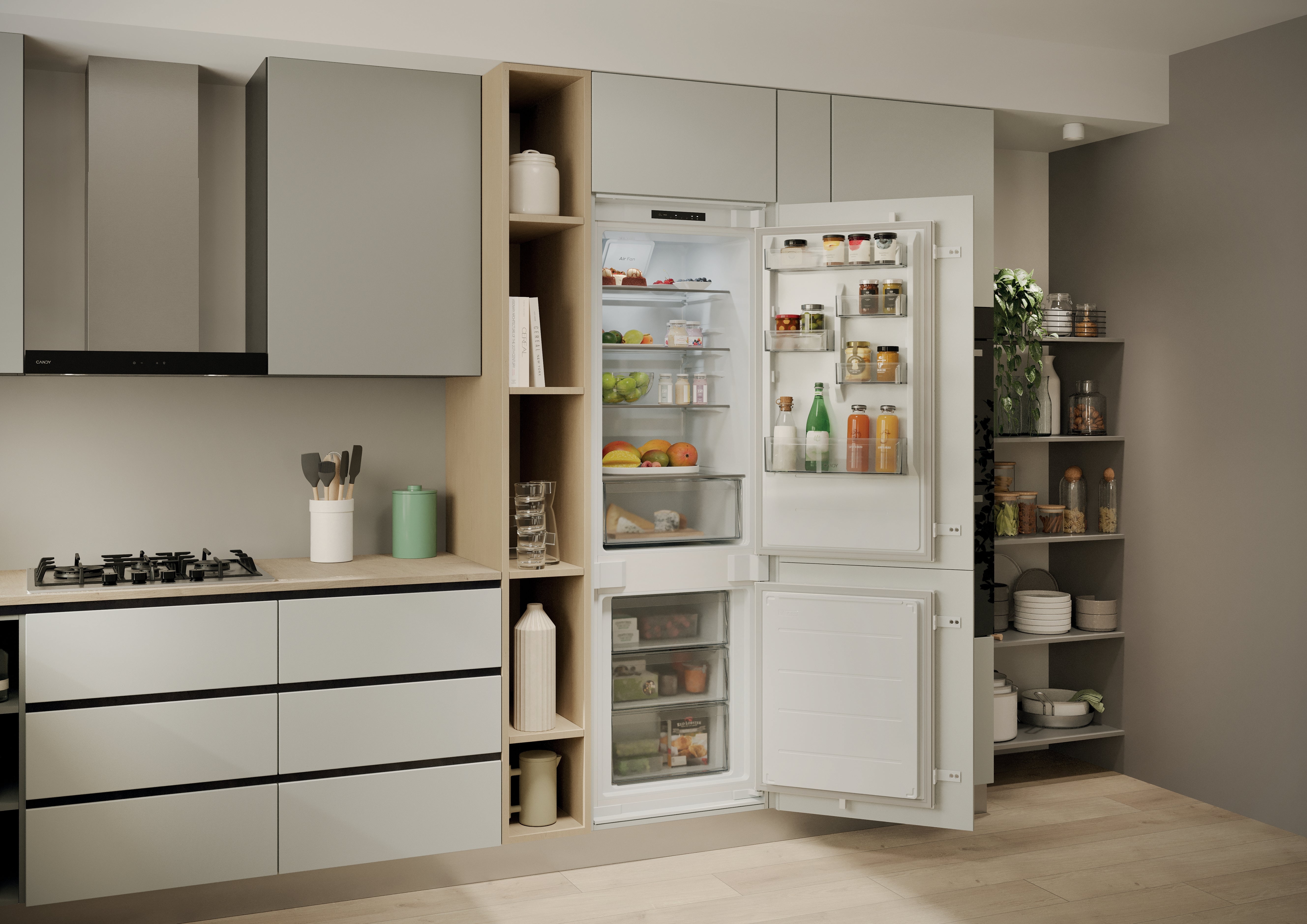 Frigorifero Con Congelatore Da Incasso Candy Fresco CNBQL3518EV 268L Classe E