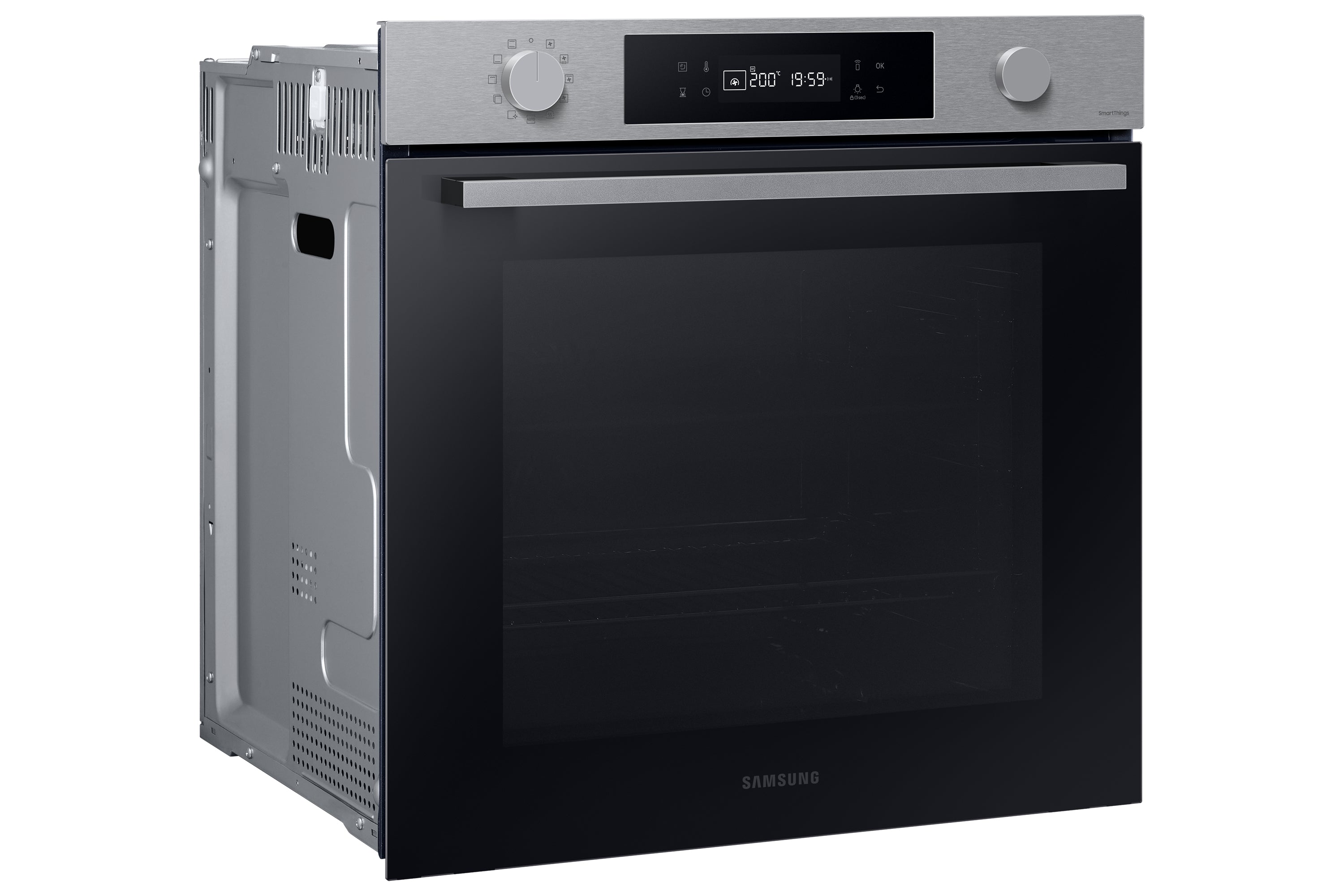 Forno Multifunzione Da Incasso Samsung Serie 4 NV7B41403BS 76L Nero, Inox