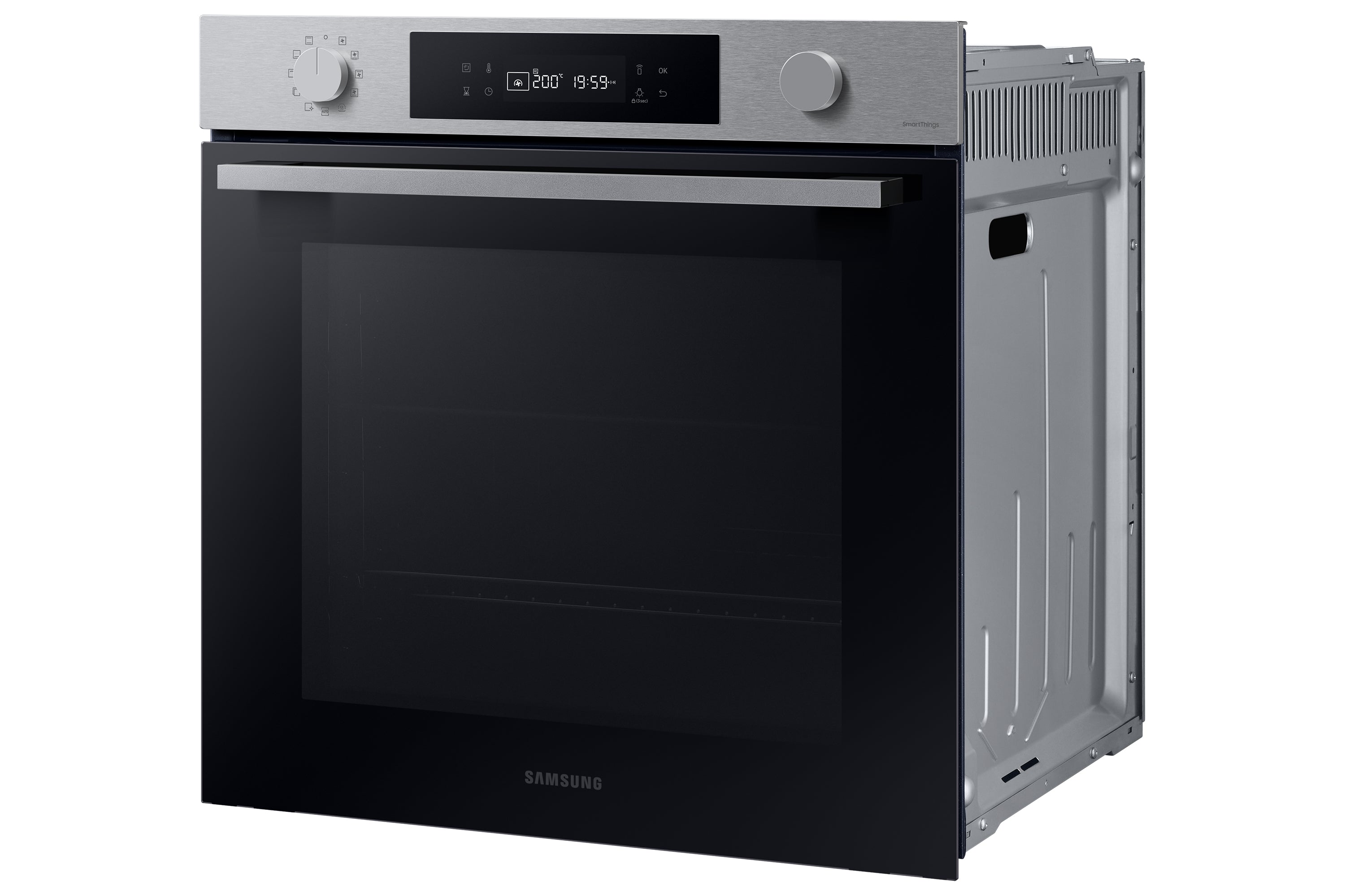 Forno Multifunzione Da Incasso Samsung Serie 4 NV7B41403BS 76L Nero, Inox