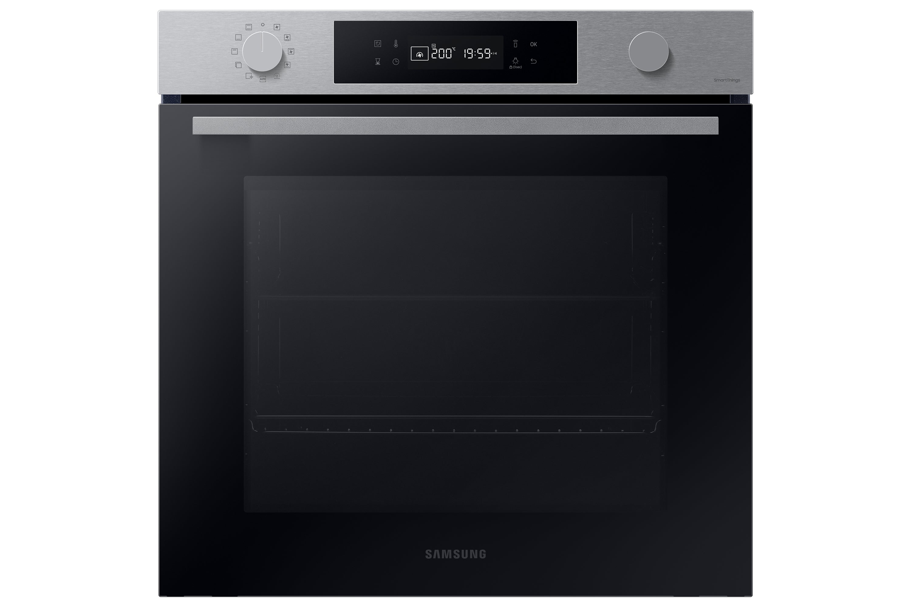 Forno Multifunzione Da Incasso Samsung Serie 4 NV7B41403BS 76L Nero, Inox