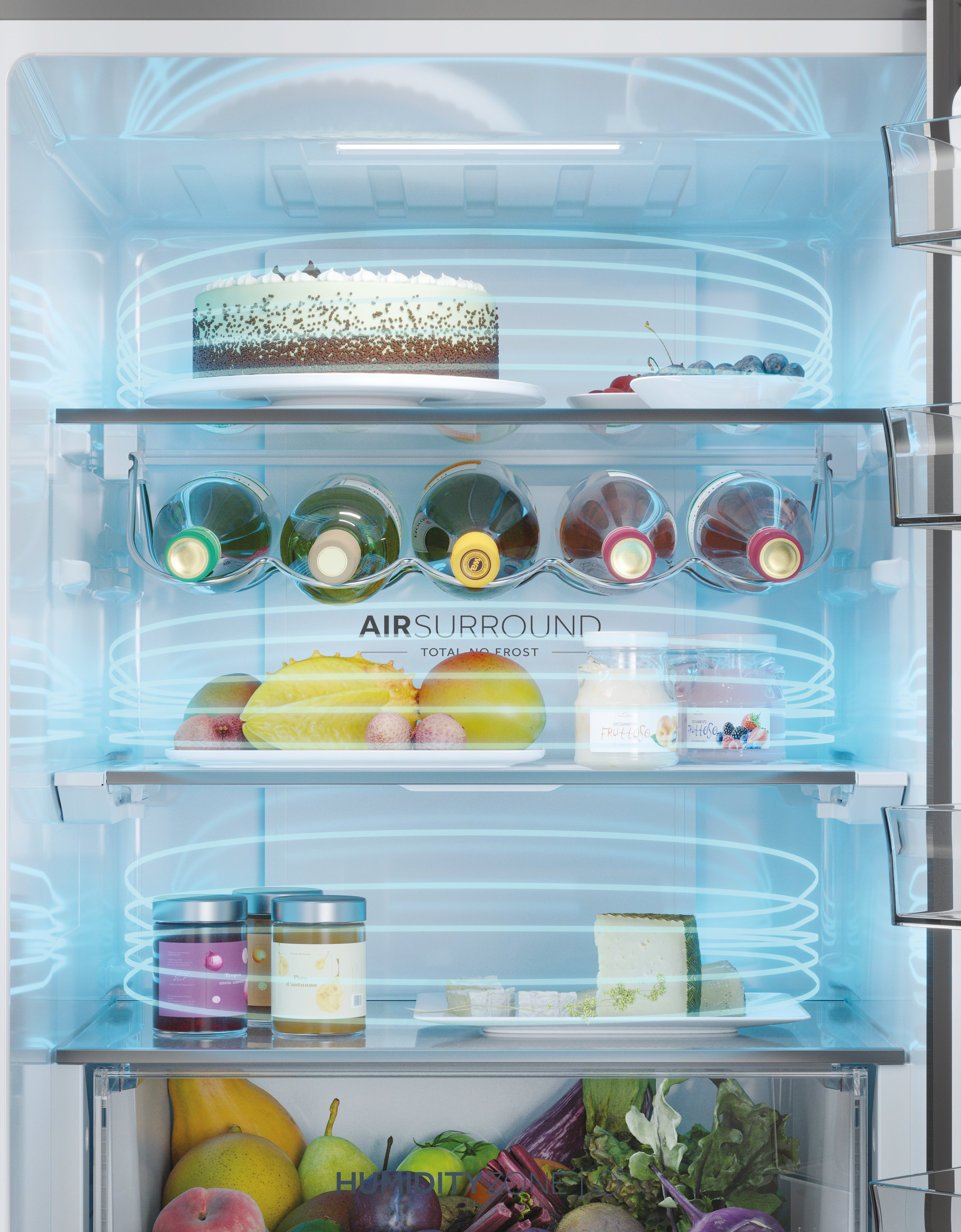 Figorifero Con Congelatore Libera Installazione Haier 3D 60 Serie 5 HTW5618DNMG 360L Classe D