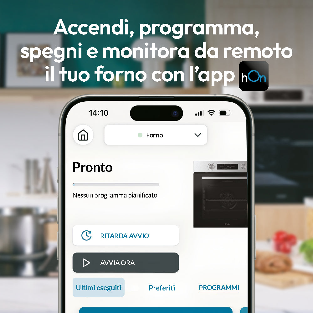 Forno Da Incasso Candy New Moderna CA6 N3B1HTX 78L in Acciaio Inox, Nero