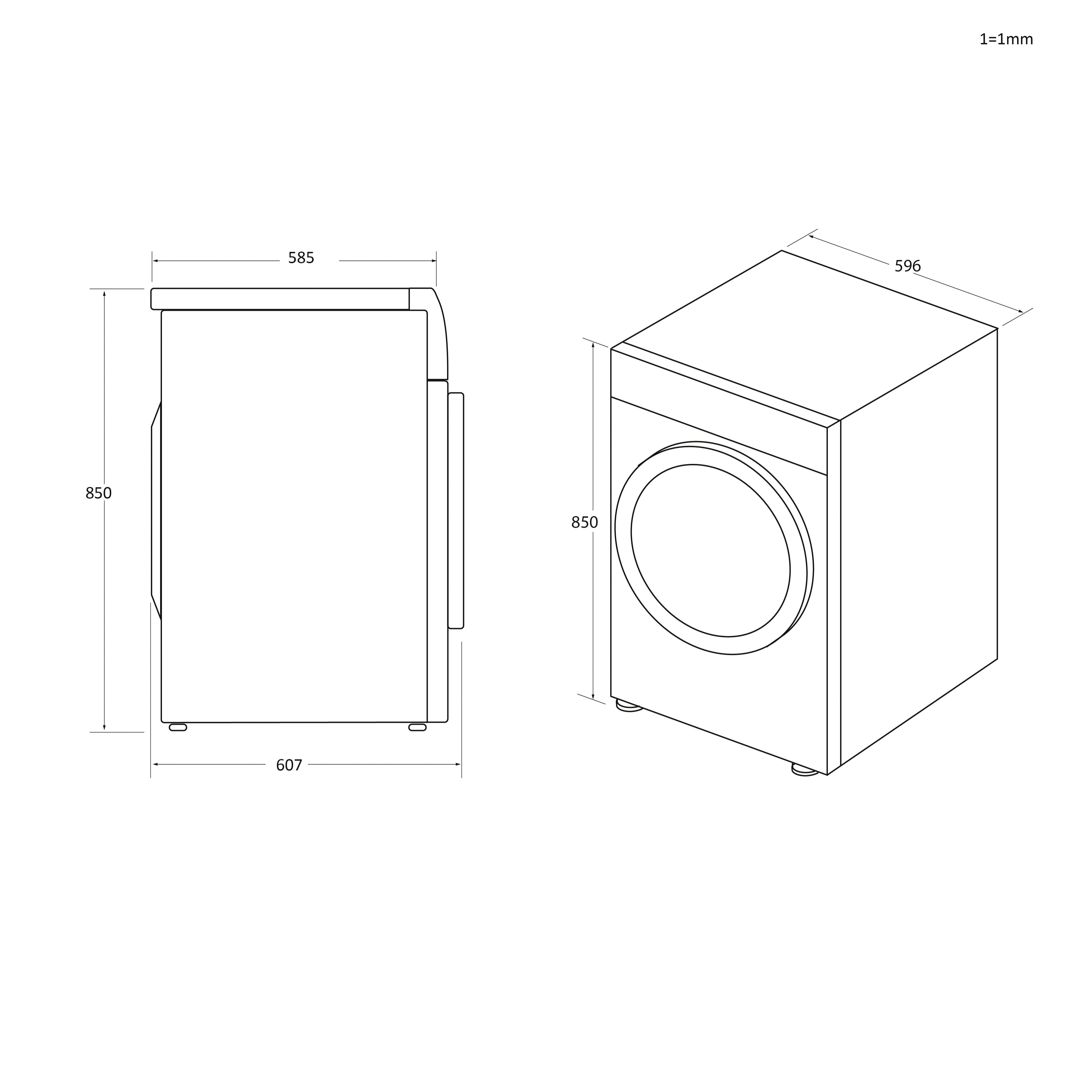 Asciugatrice Libera Installazione Caricamento Frontale Candy Smart CRE H9A2DE-S 9 kg Classe A++ Bianco