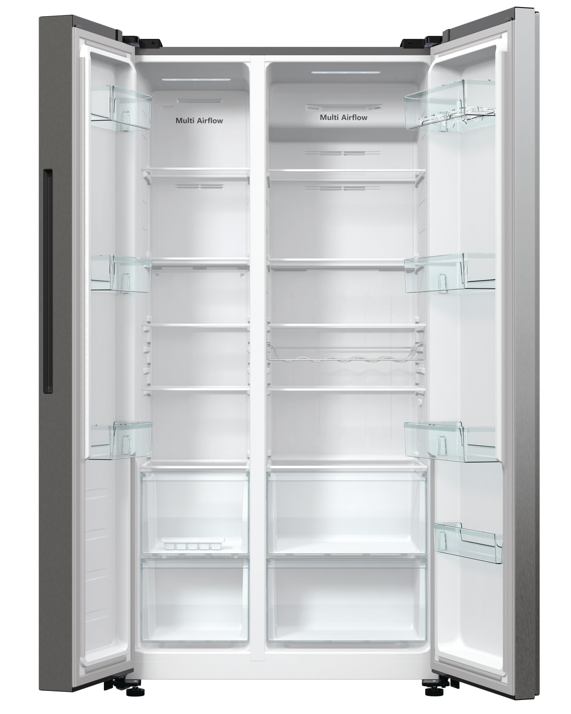 Frigorifero Side-By-Side Libera Installazione Hisense RS711N4AC 550L Classe E Acciaio inox