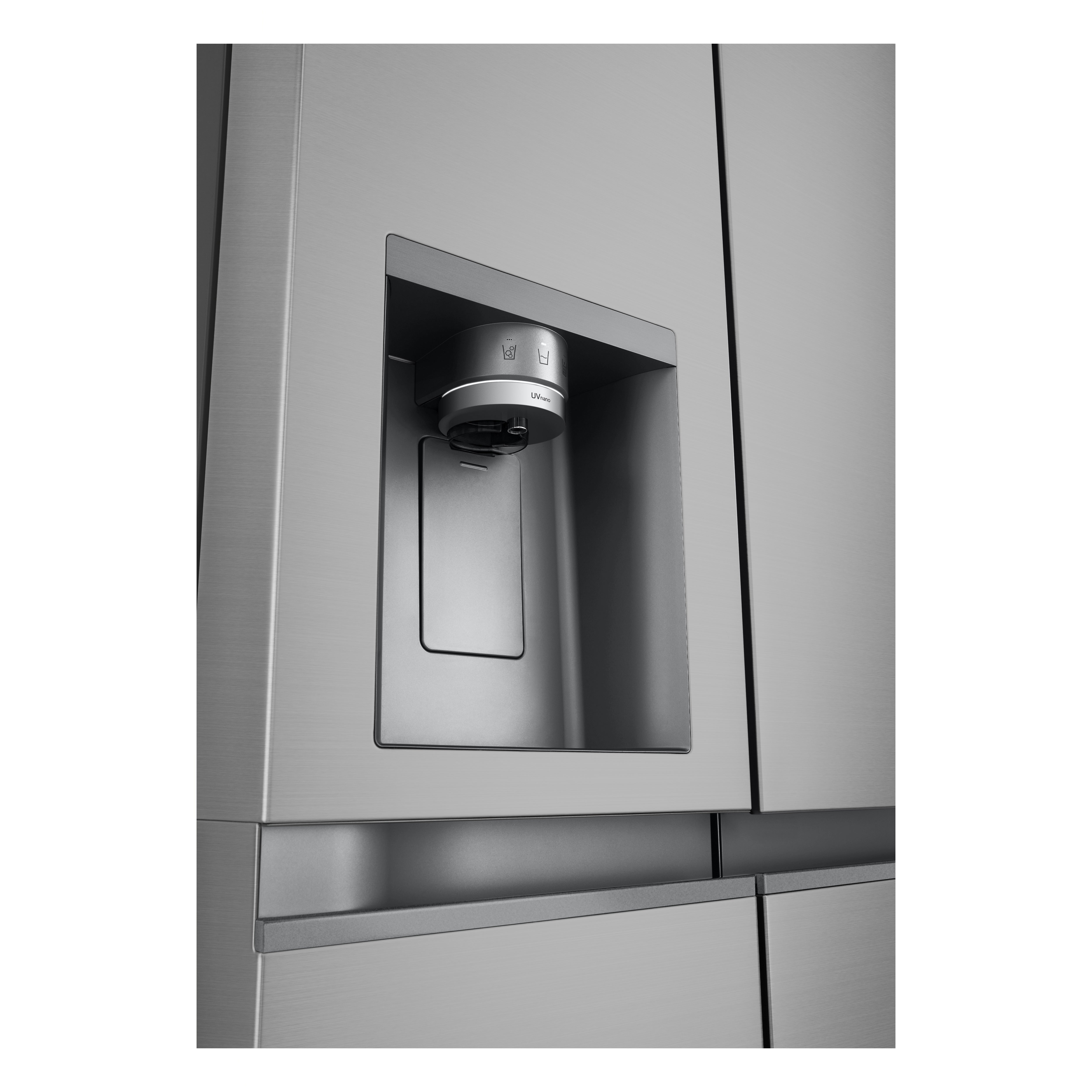 Frigorifero Side-by-Side Libera Installazione LG GSLE81PYBC 628L Classe C Wi-Fi Prime Silver
