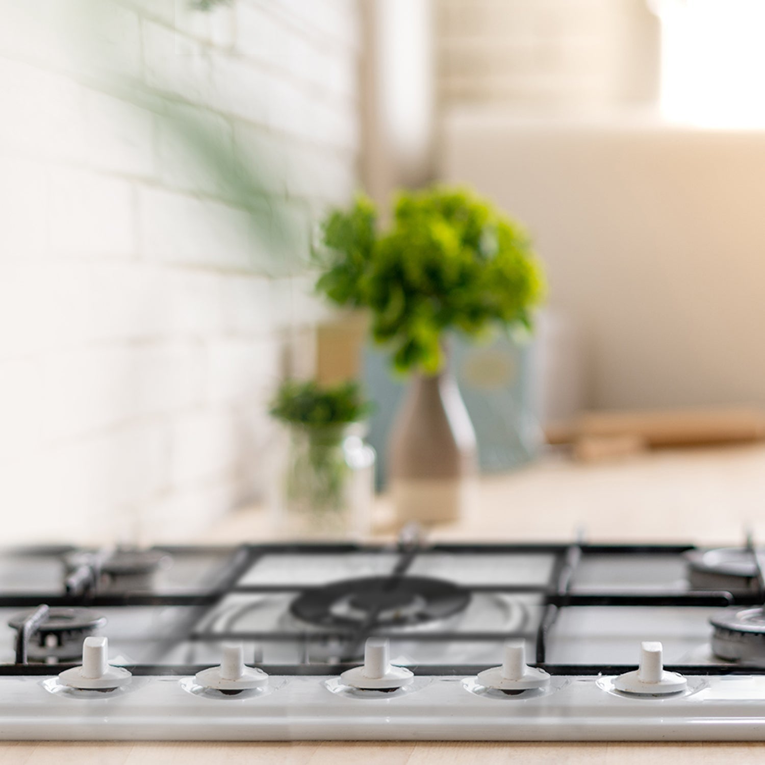 Piano Cottura a Gas Hisense GM773XF 70 cm Colore Inox 5 Zone Griglie In Ghisa