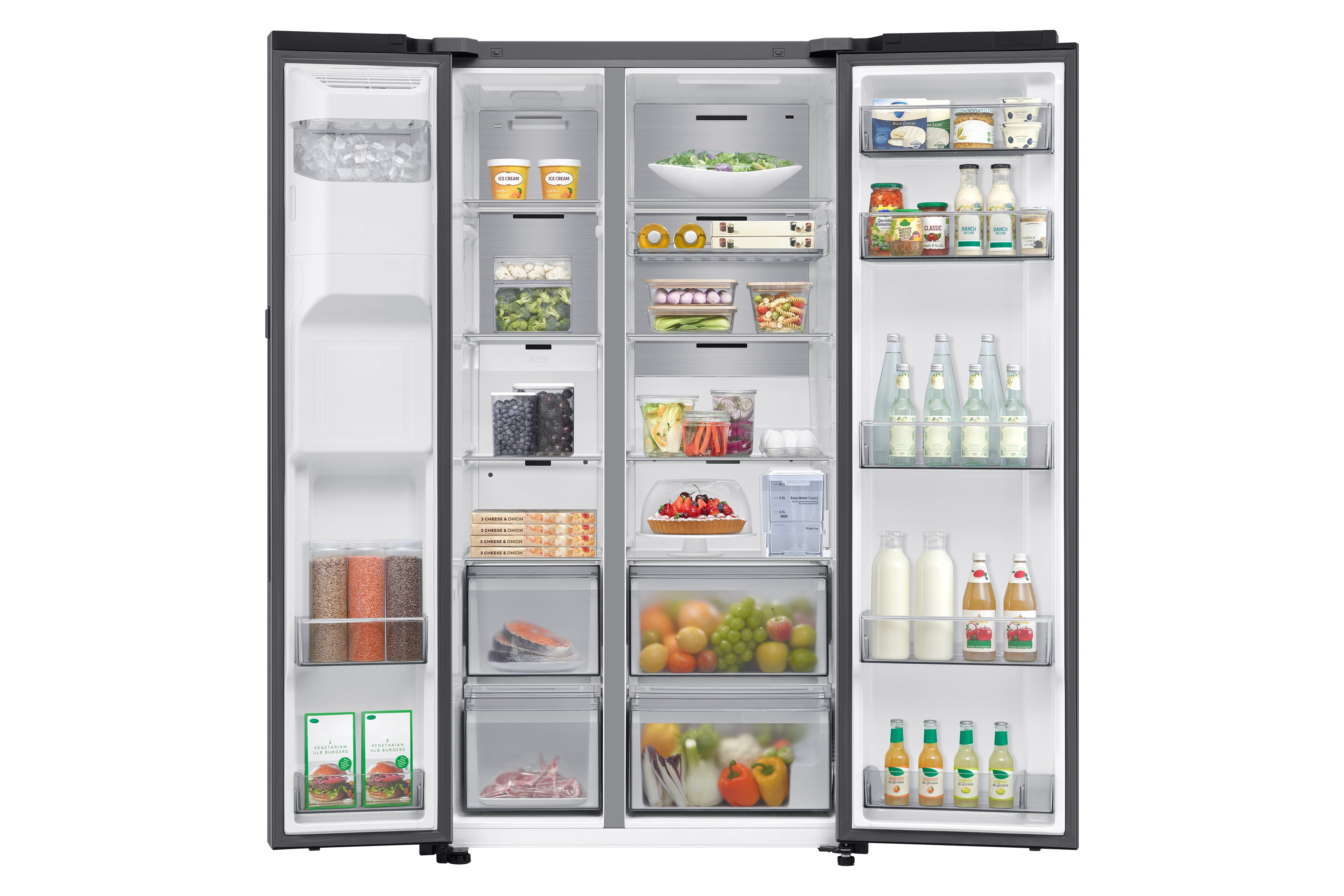 Frigorifero Side-by-Side Libera Installazione Samsung RS80F67KCTEF 634L Classe C Inox
