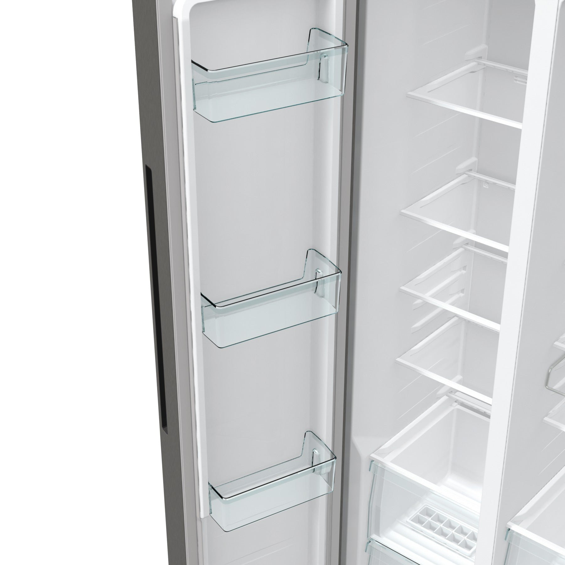 Frigorifero Side-By-Side Libera Installazione Hisense RS711N4AC 550L Classe E Acciaio inox