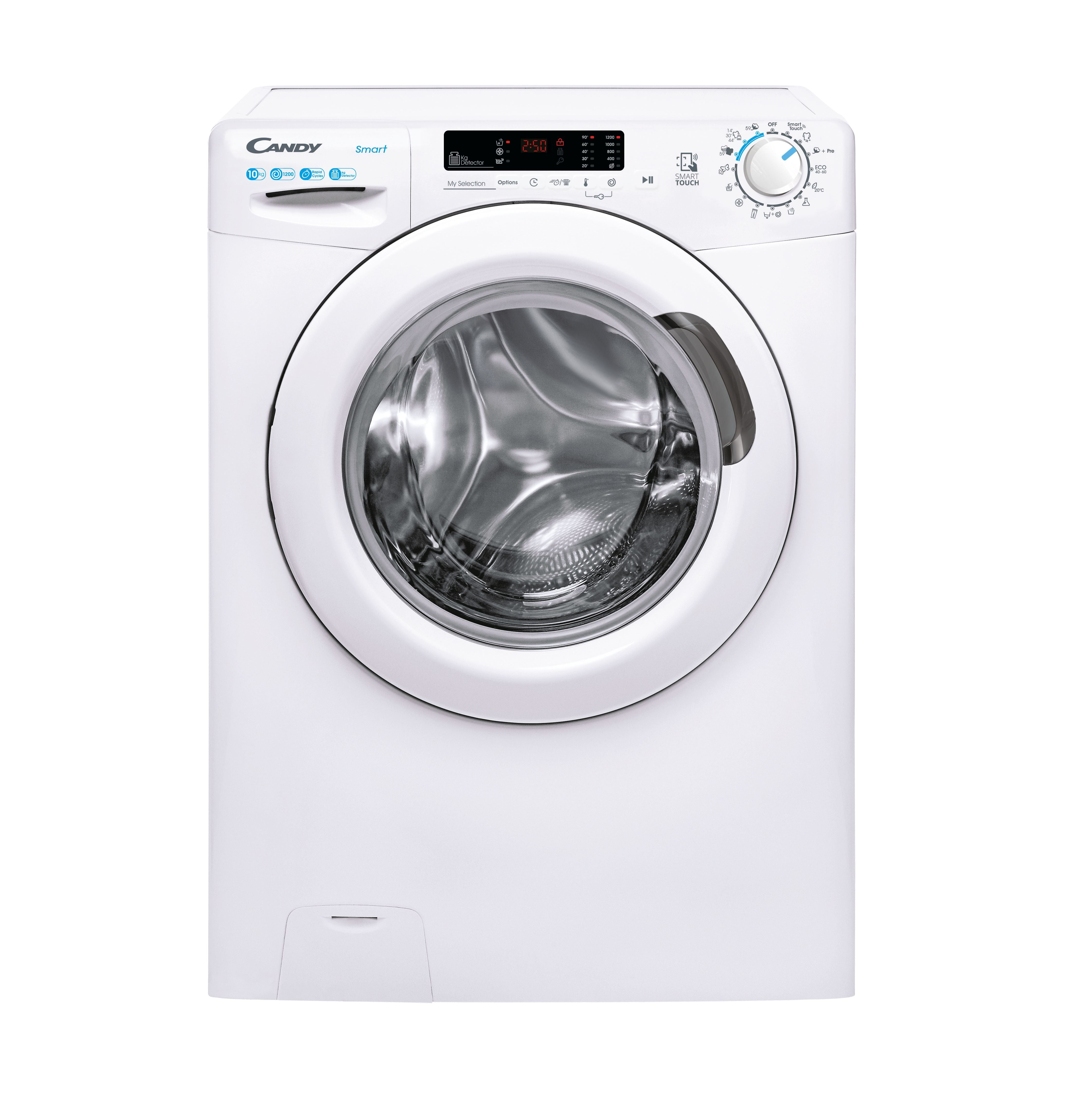 Lavatrice Libera Installazione Caricamento Frontale Candy Smart CS 12102DW4/1-S 10 kg 1200 Giri/min Bianco Classe B