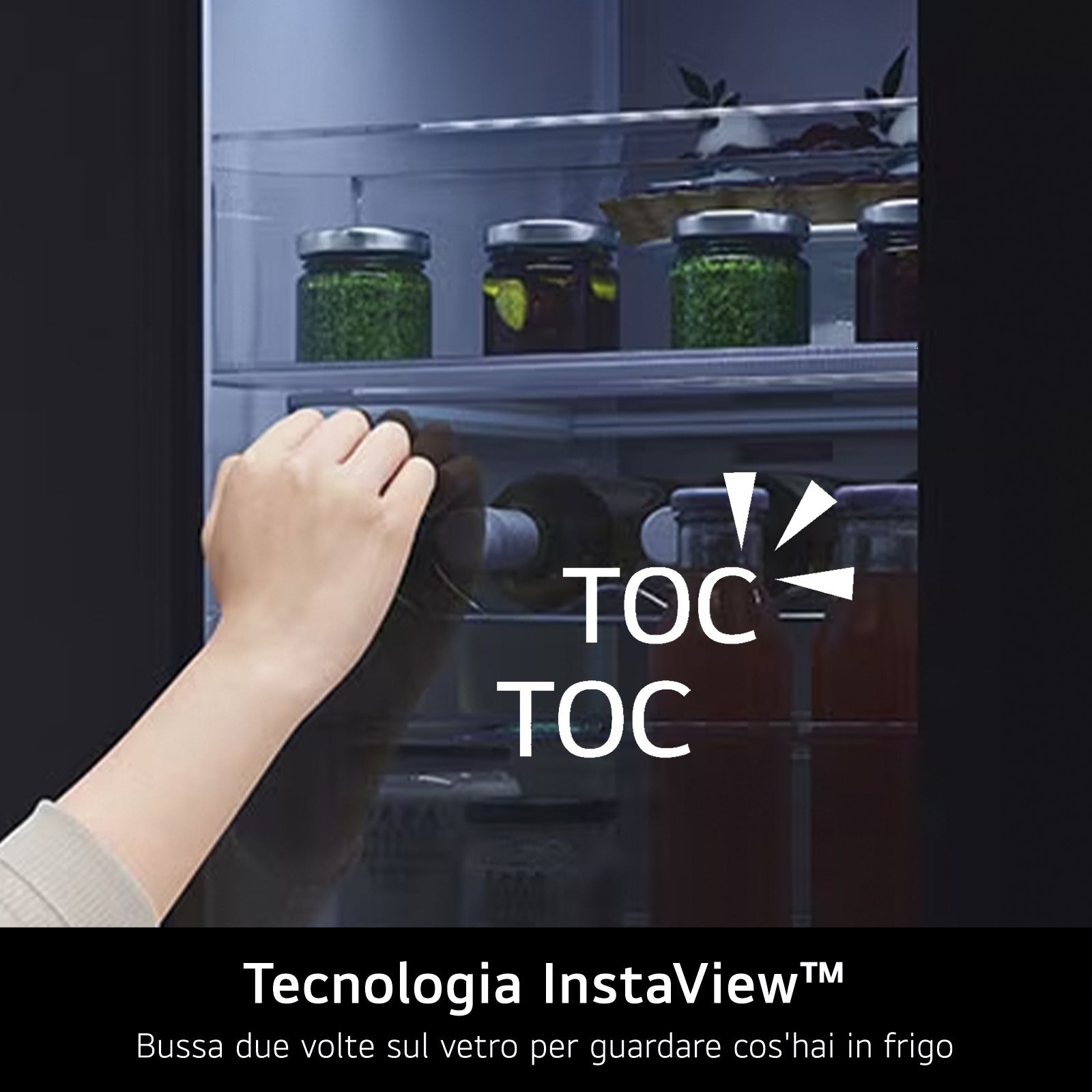 Frigorifero Side-by-Side Libera Installazione LG InstaView GSVV80PYLL 655L Classe E Argento