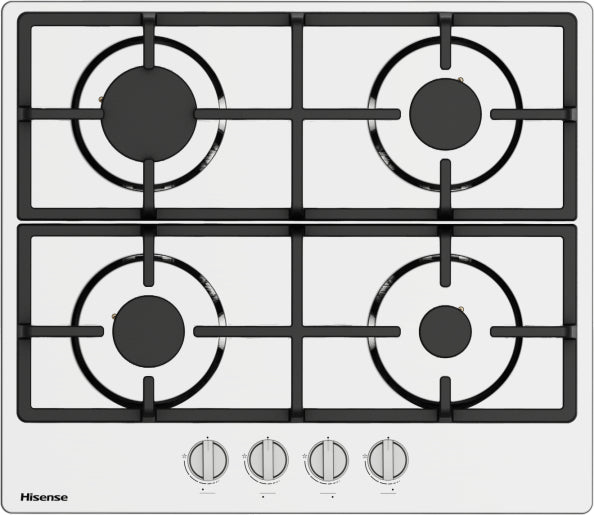Piano Cottura a Gas Da Incasso Hisense GM643XHFCI Acciaio Inox 60 cm Gas 4 Fornello(i)