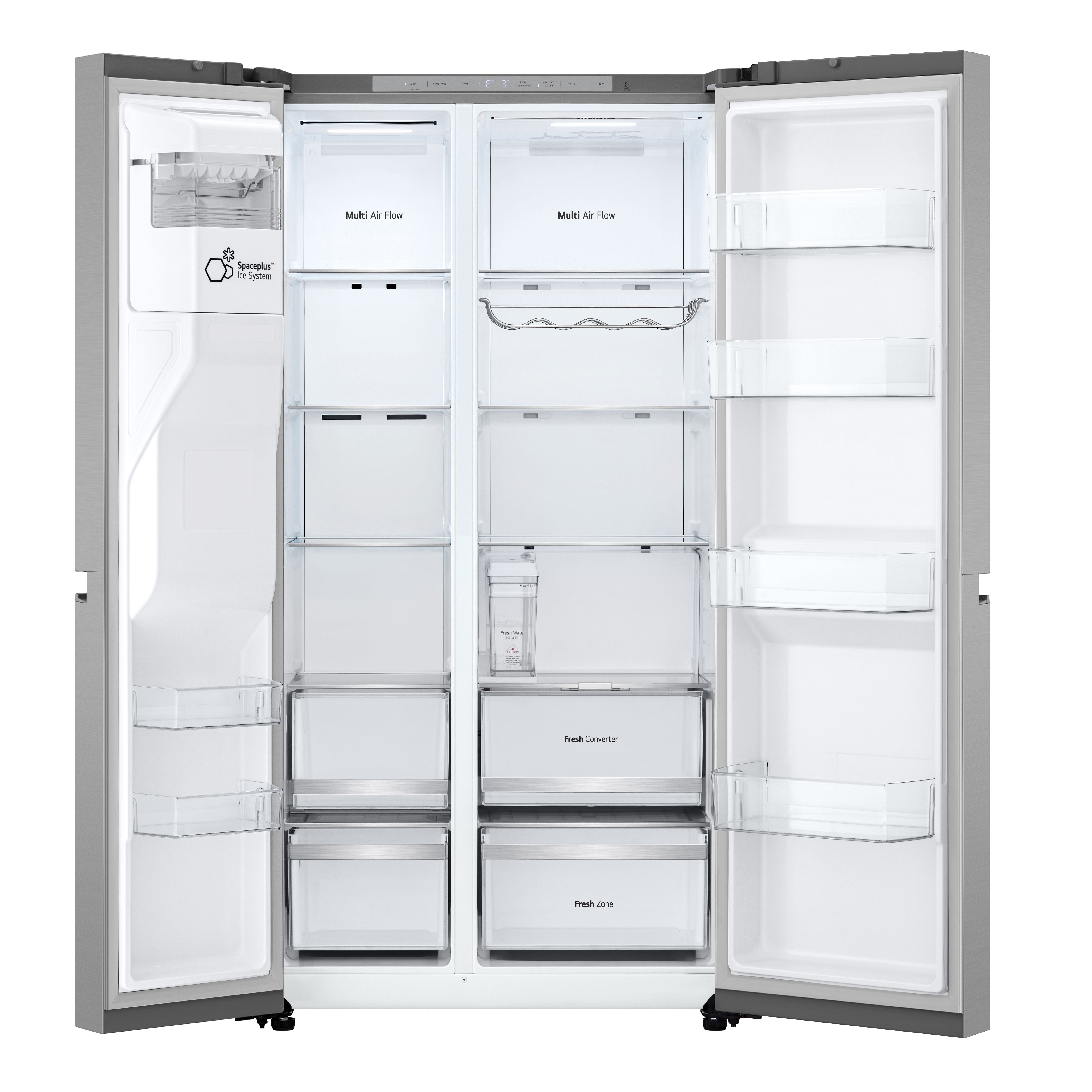 Frigorifero Side-by-Side Libera Installazione LG GSLE81PYBC 628L Classe C Wi-Fi Prime Silver