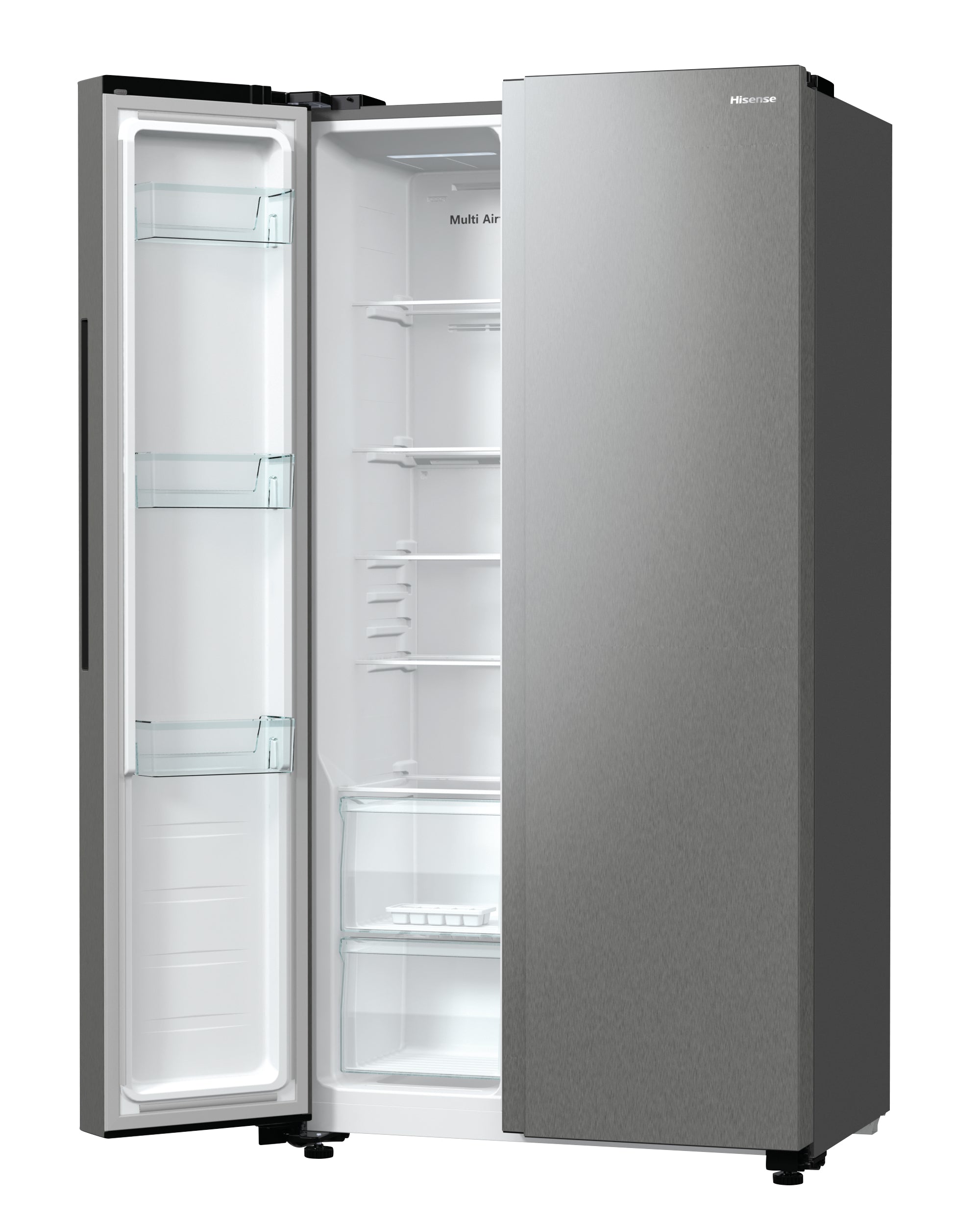 Frigorifero Side-By-Side Libera Installazione Hisense RS711N4AC 550L Classe E Acciaio inox