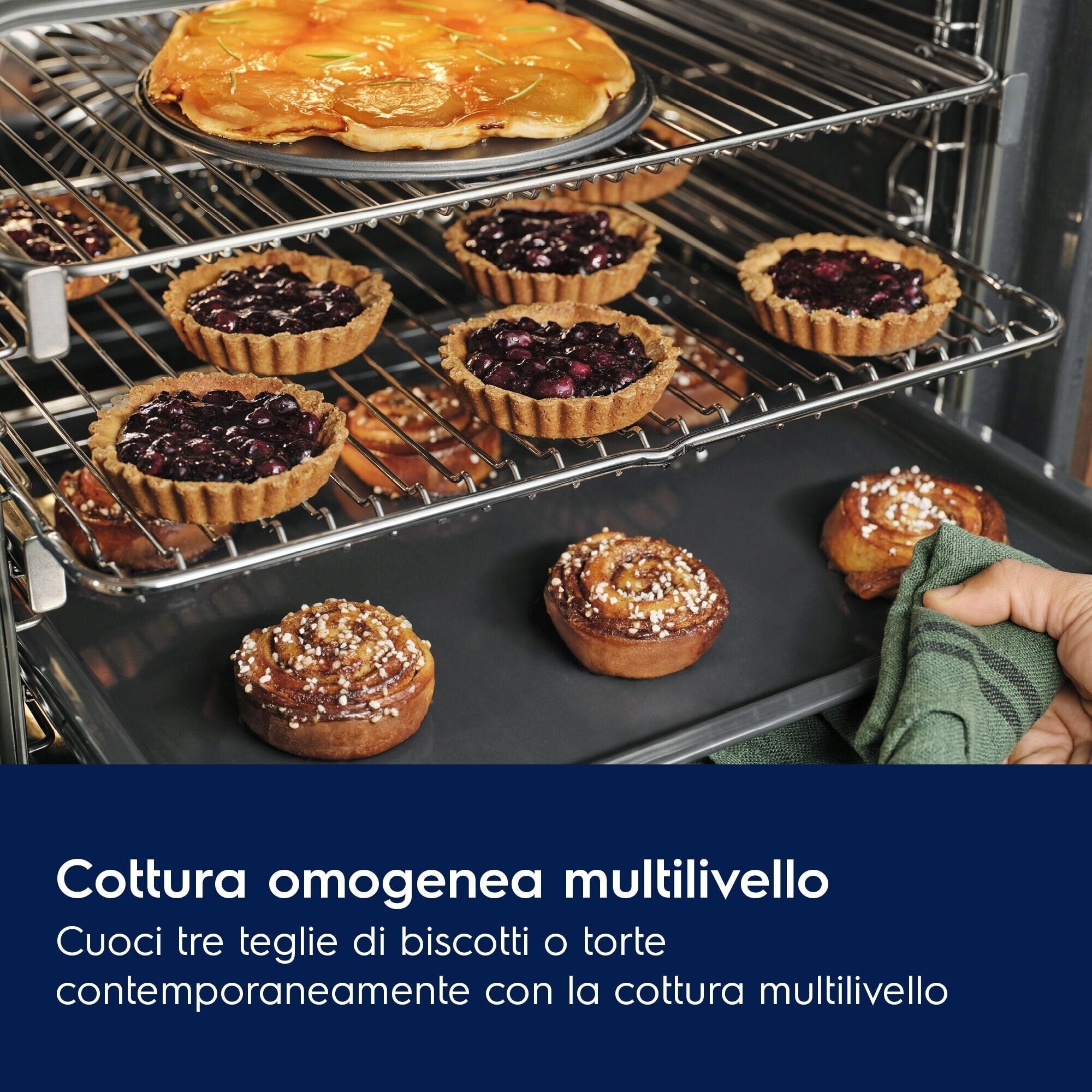 Forno Multifunzione Da Incasso Electrolux SurroundCook 500 EOD4P46TX 72L in Acciaio Inox