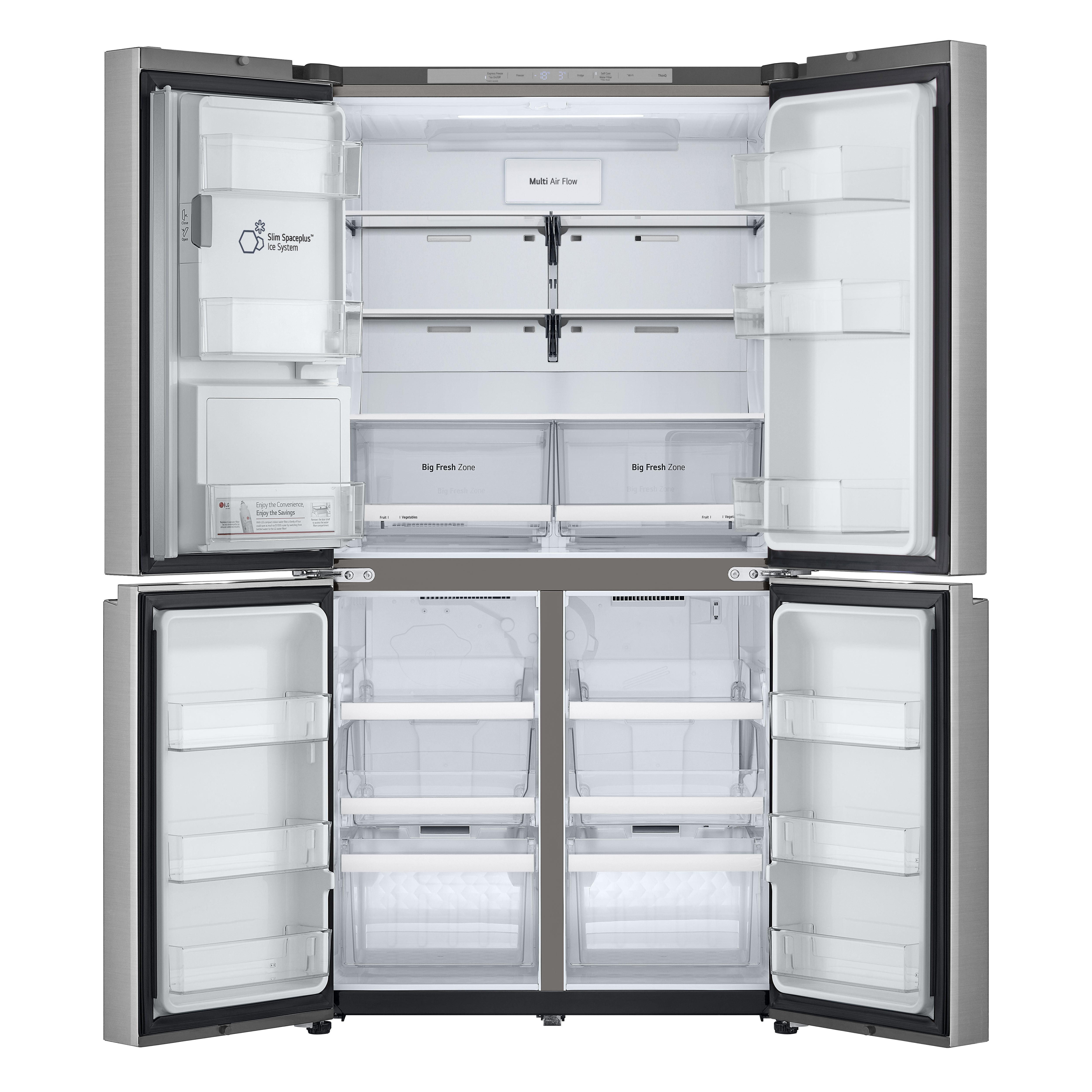 Frigorifero Multidoor Libera Installazione LG GML960PYFE 637L Classe E Wi-Fi Prime SIlver