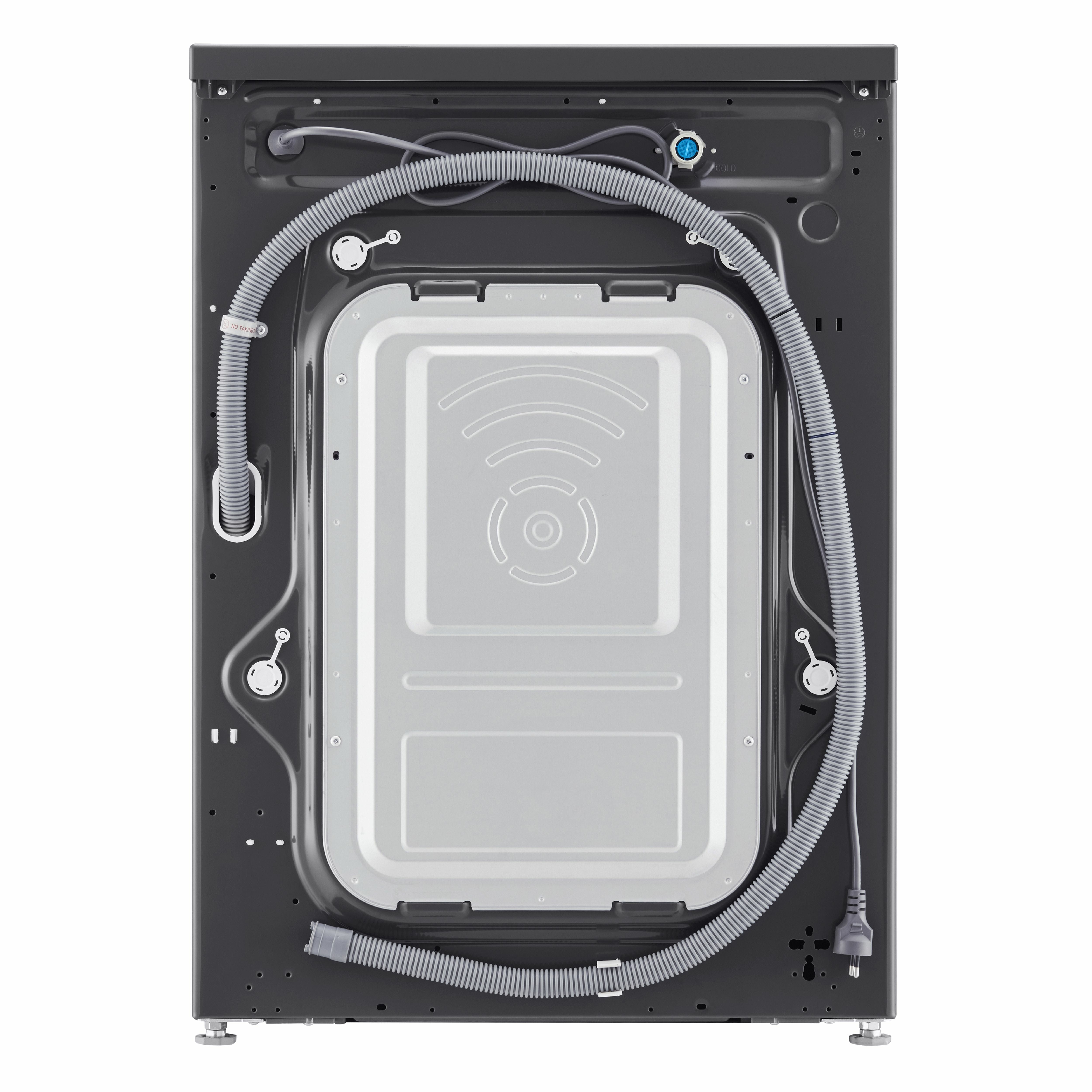 Lavatrice Smart Libera Installazione Caricamento Frontale LG F4NX1009NMB 9kg Classe A 1400 giri Black