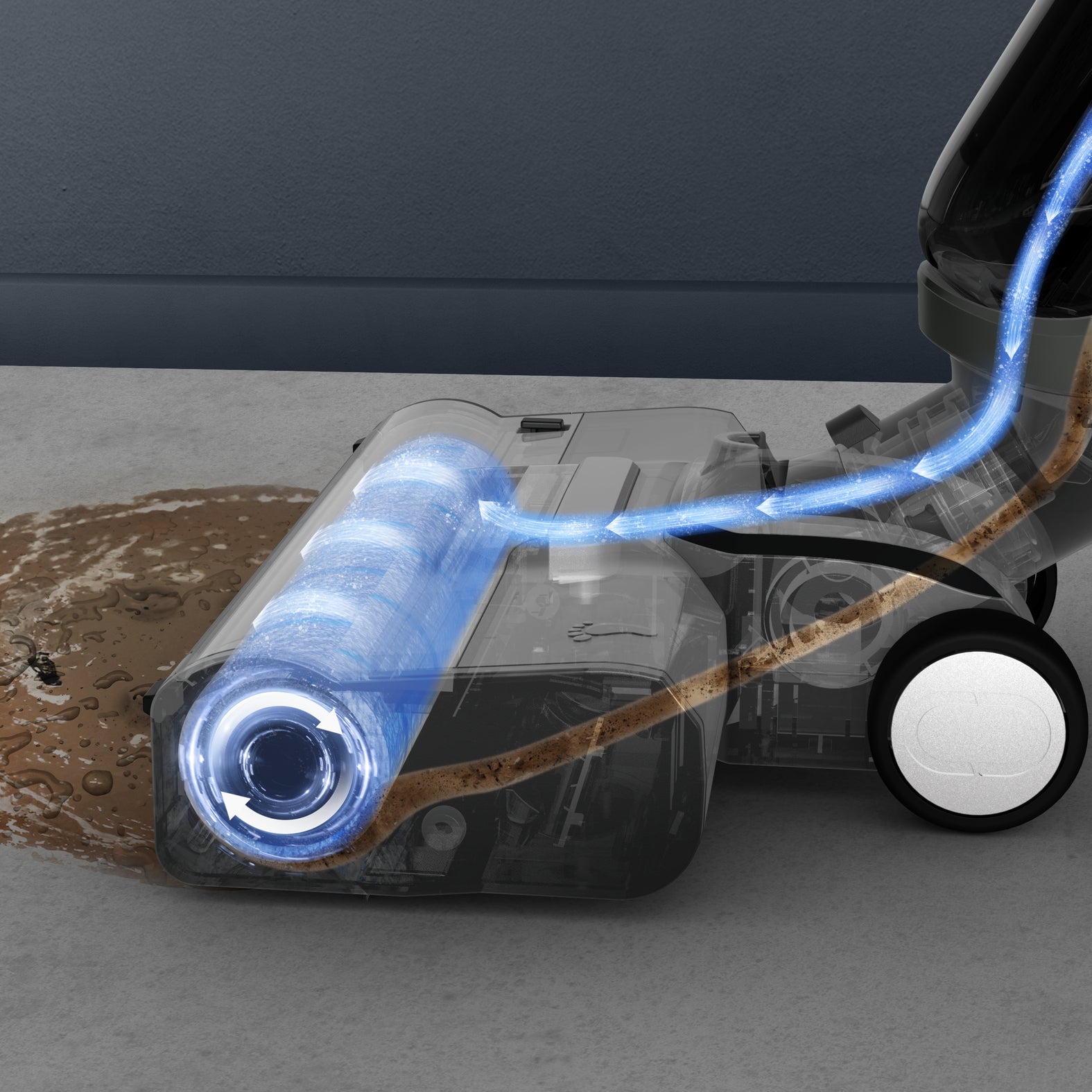 Lavapavimenti Senza Fili Rowenta X-Clean 4 GZ5035 200W Grigio