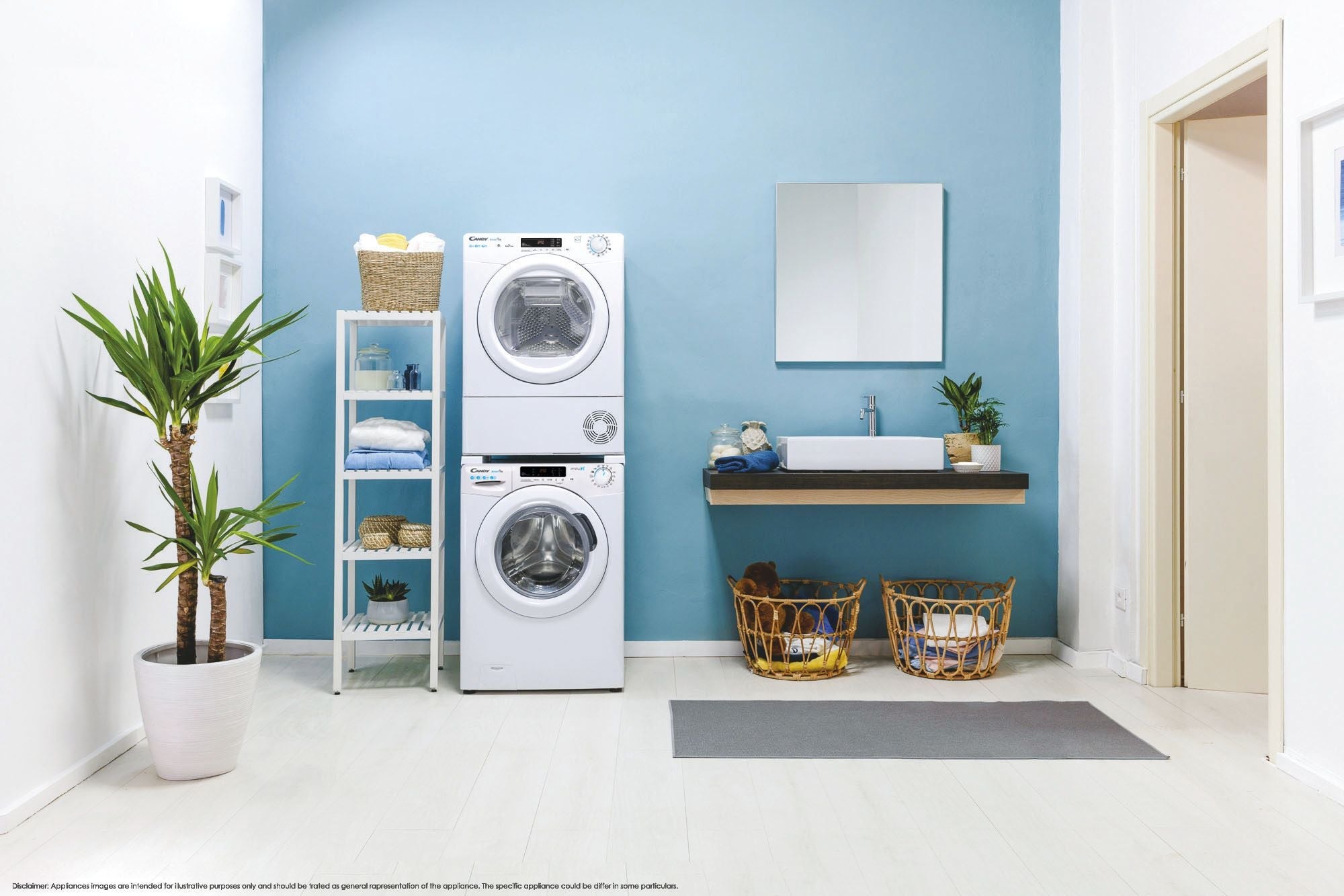 Asciugatrice Libera Installazione Caricamento Frontale Candy Smart Pro CSOE H8A2DE-S 8 kg  Bianco Classe E