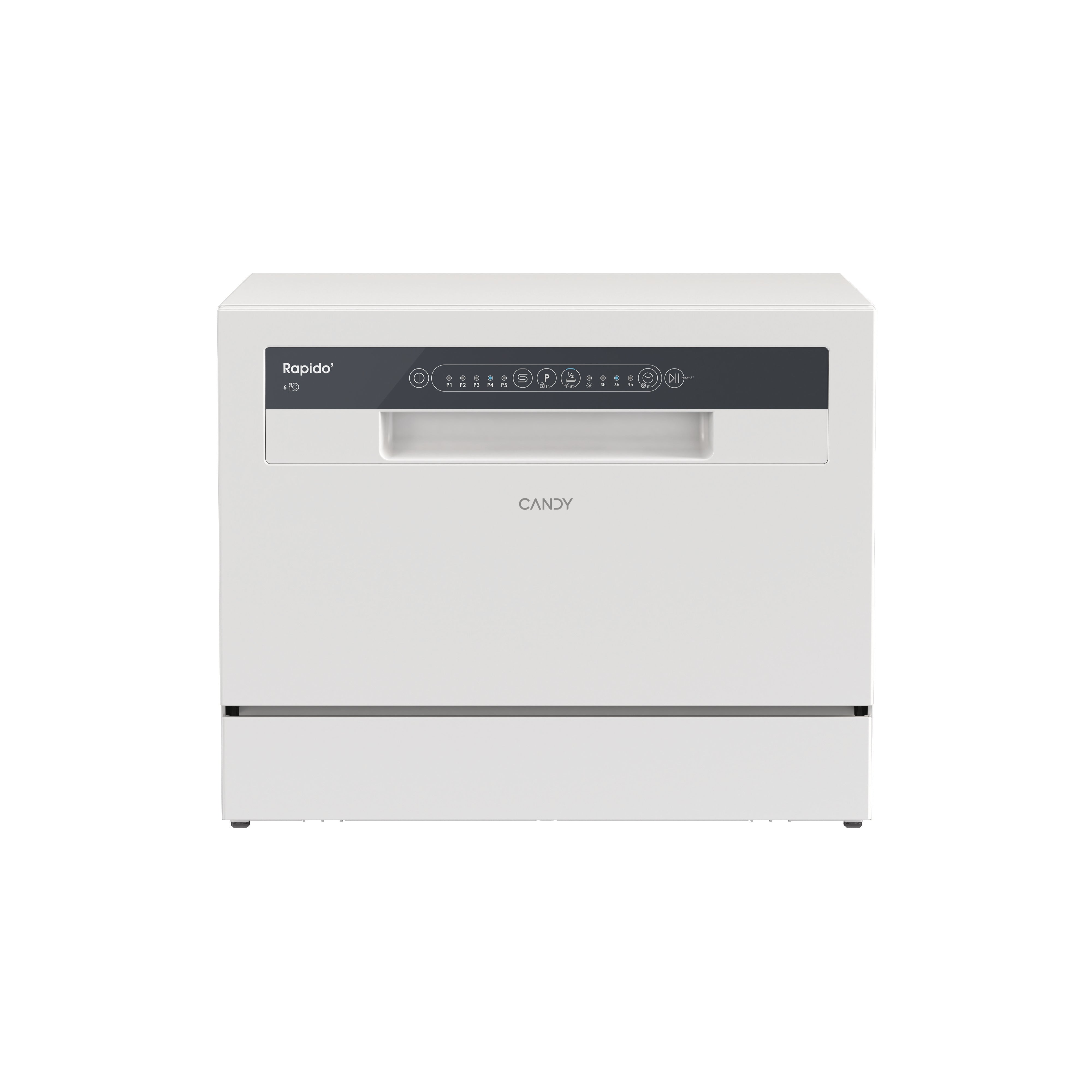 Lavastoviglie Libera installazione Candy RapidÓ CP 6E51LW 6 Coperti Classe E