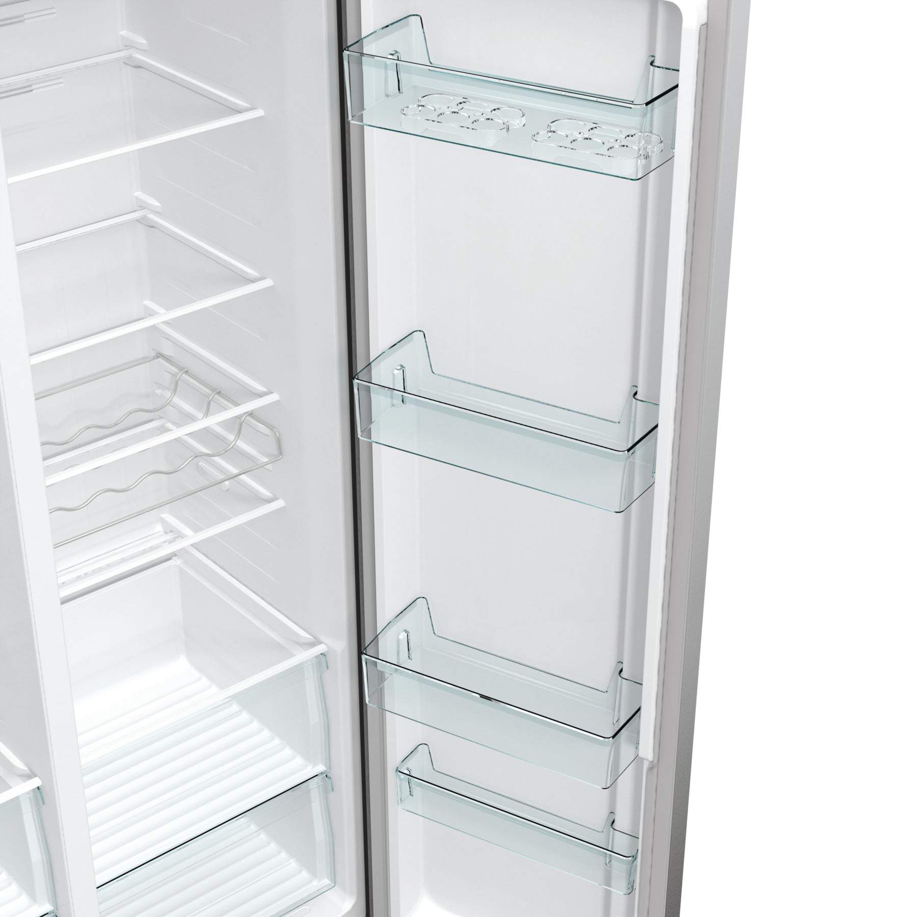 Frigorifero Side-By-Side Libera Installazione Hisense RS711N4AC 550L Classe E Acciaio inox