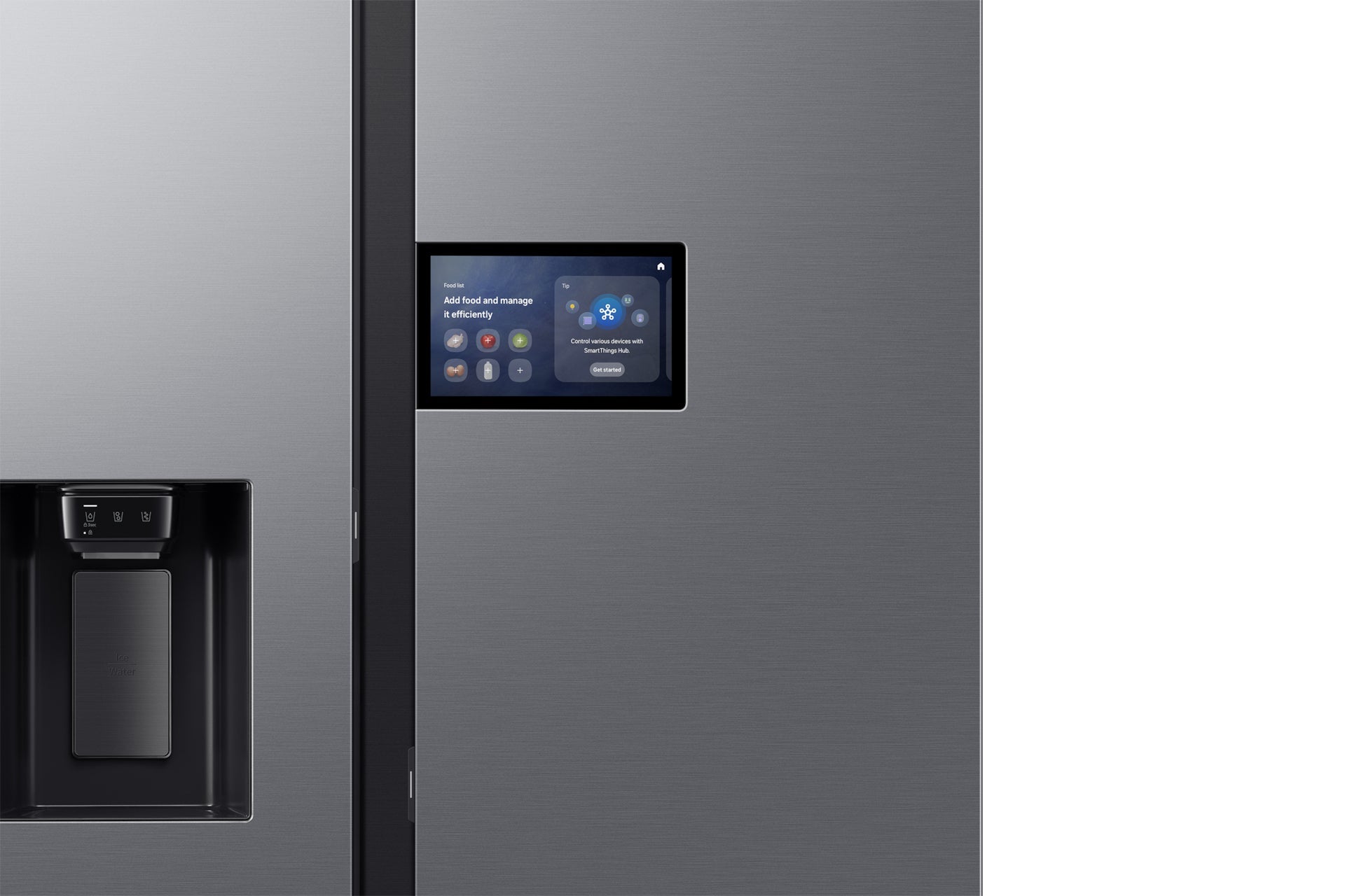 Frigorifero Side-by-Side Libera Installazione Samsung AI Home RS90F65EDTEF 621L Classe D in Acciaio Inox