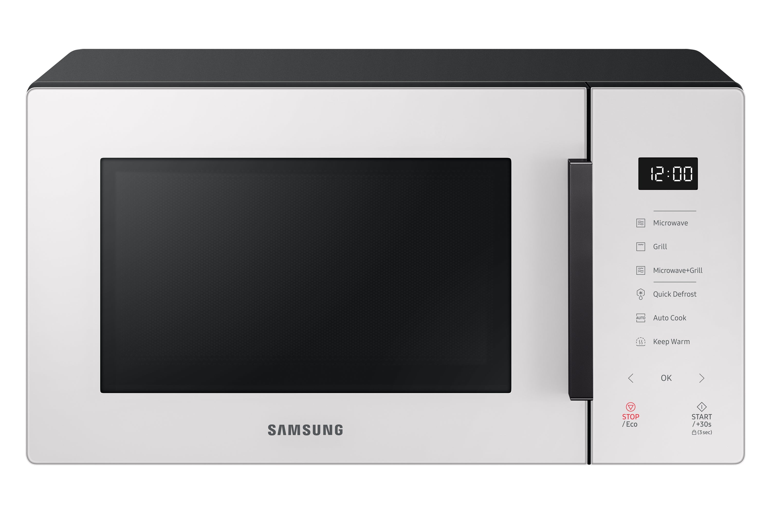 Microonde Con Grill Libera Installazione Samsung BESPOKE MG23T5018GE 23L 800W Colore Bianco