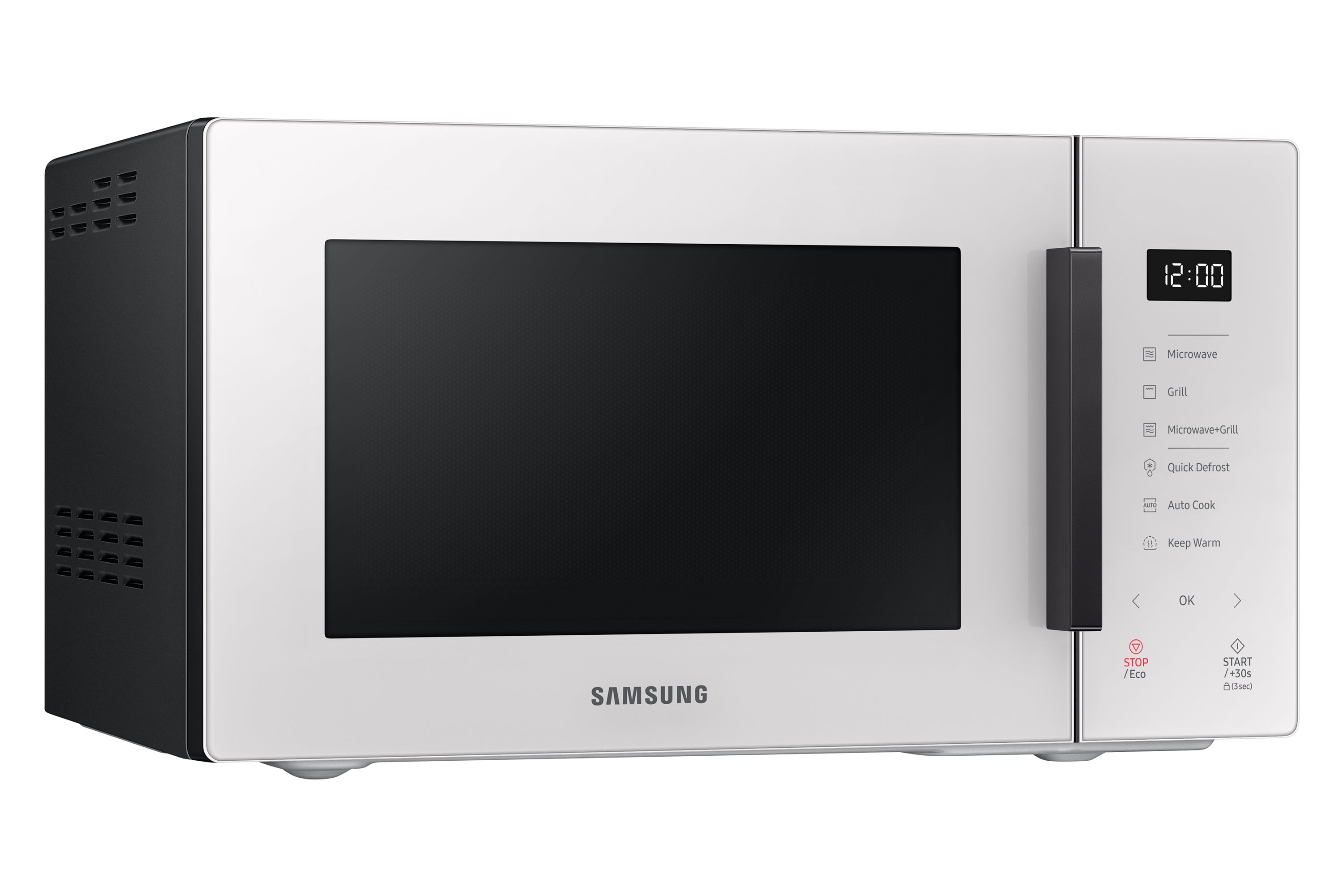 Microonde Con Grill Libera Installazione Samsung BESPOKE MG23T5018GE 23L 800W Colore Bianco