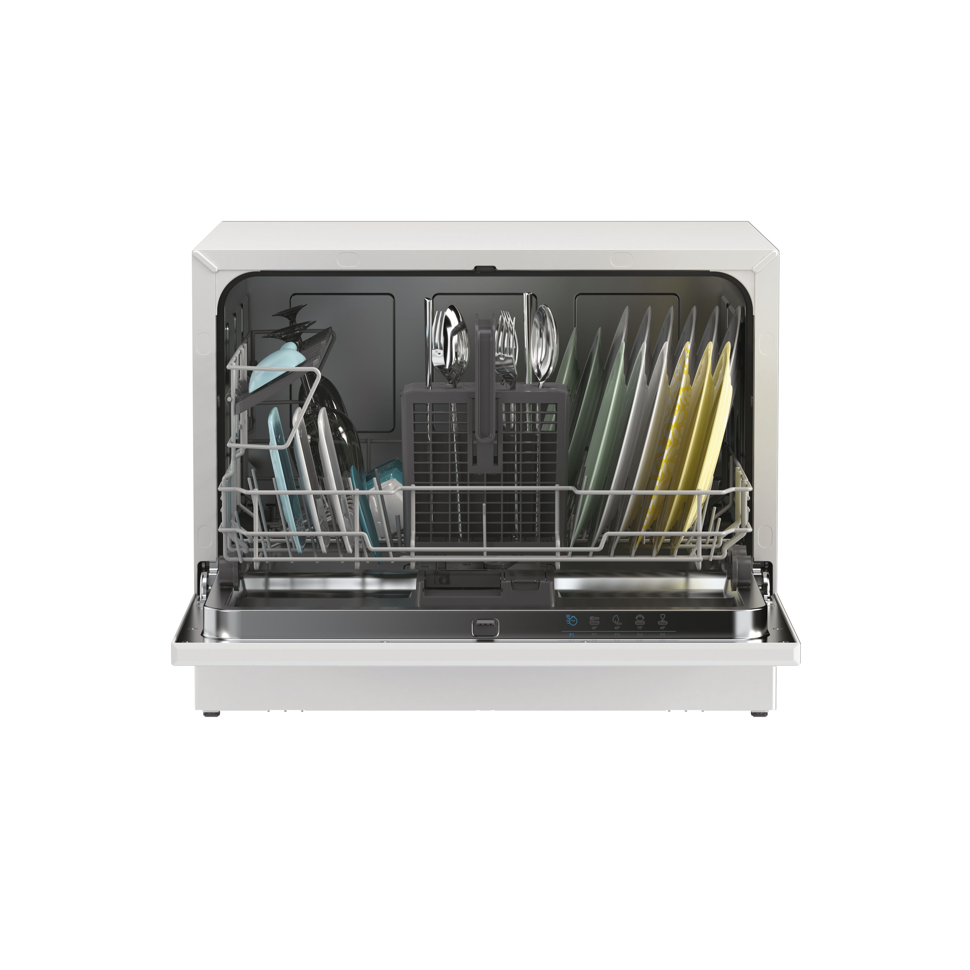 Lavastoviglie Libera installazione Candy RapidÓ CP 6E51LW 6 Coperti Classe E