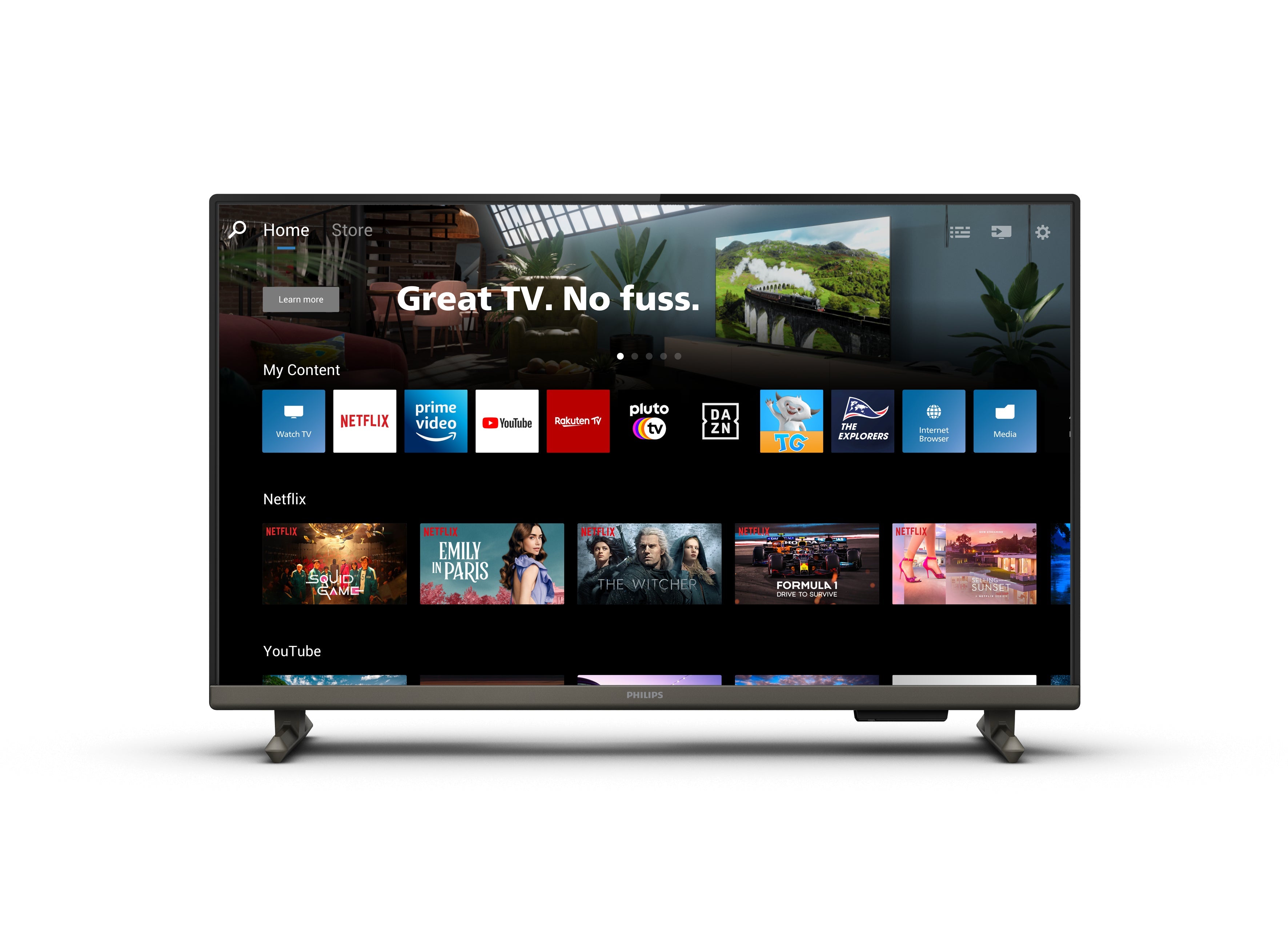 Smart TV Philips 6808 24“ HD Ready HDR10