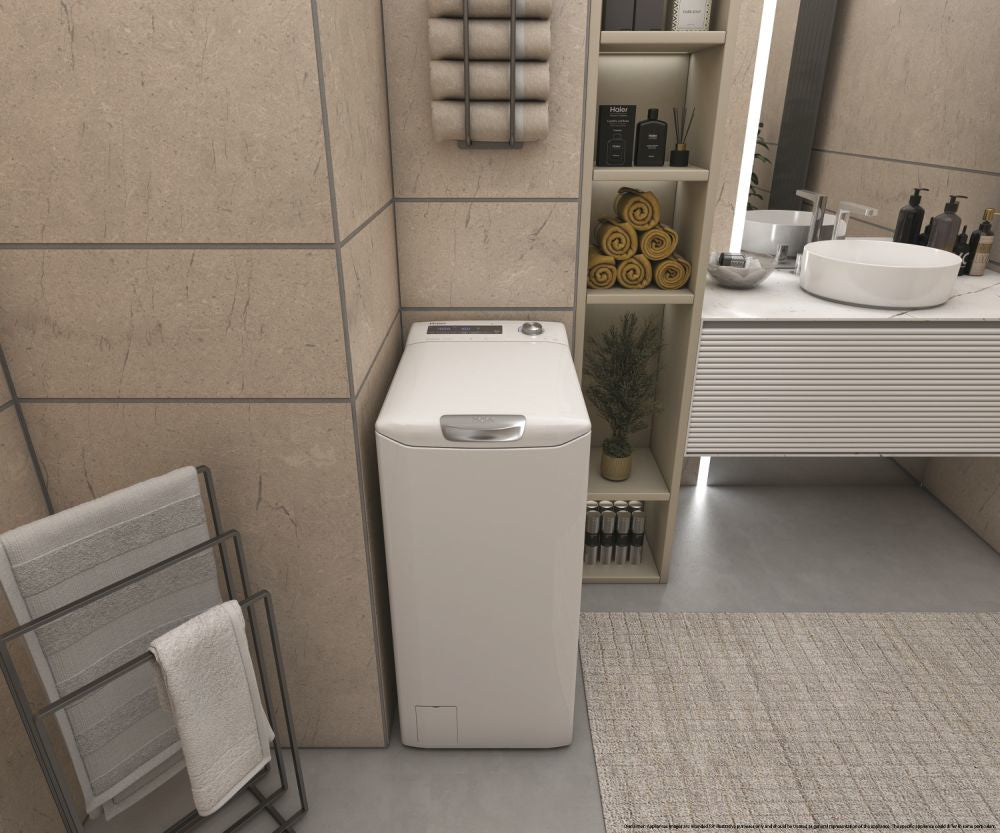 Lavatrice Libera Installazione Caricamento Dall'Alto Haier RTXSG47TMC5-11 7 kg 1400 Giri/min Bianco Classe A