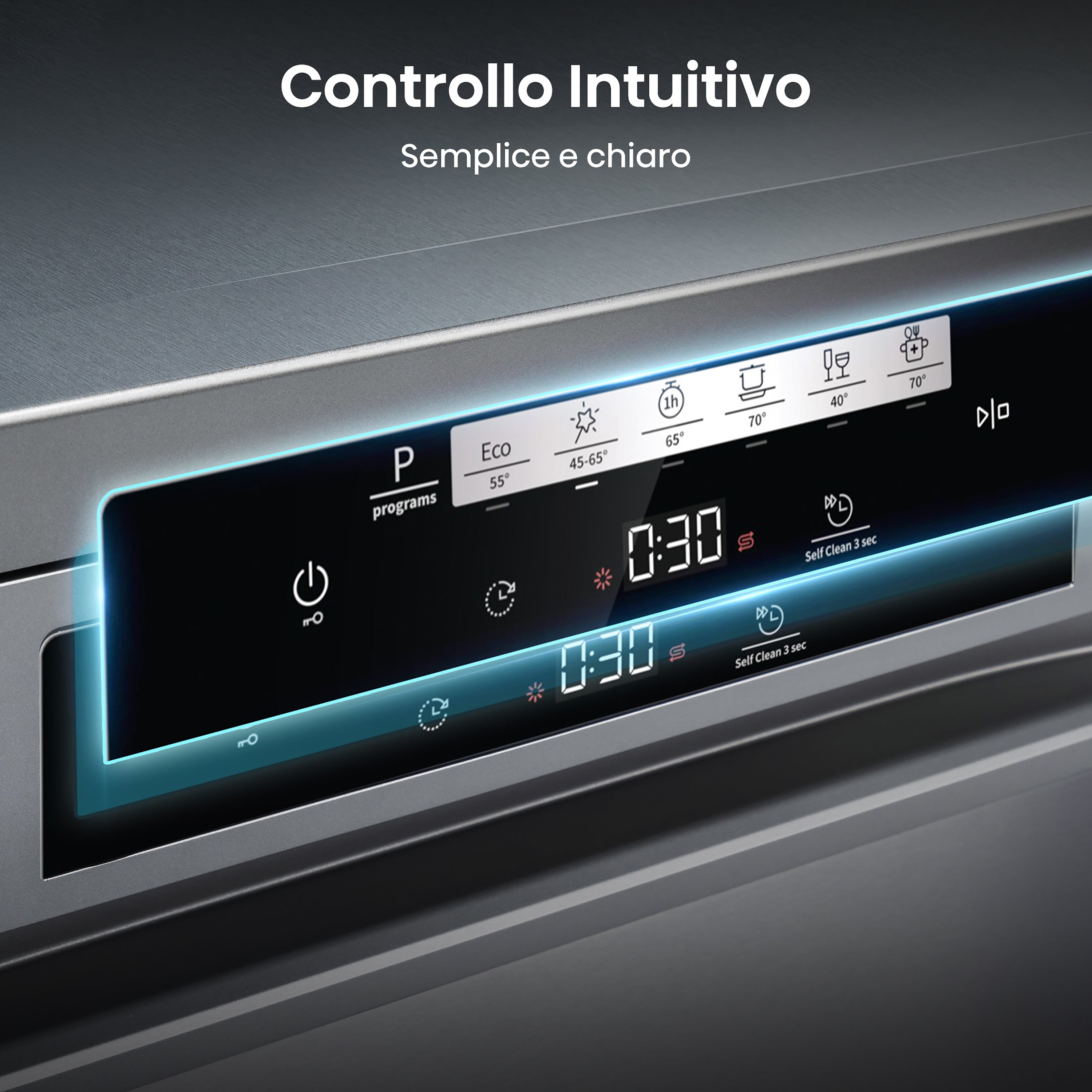 Lavastoviglie Libera Installazione Hisense HS643D90X 16 Coperti Classe D