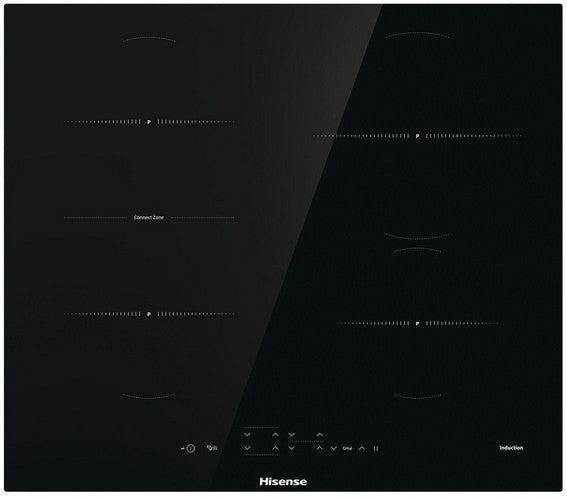 Piano Cottura a Induzione Da Incasso Hisense I6433CB7 59.5 cm Nero 4 Zone